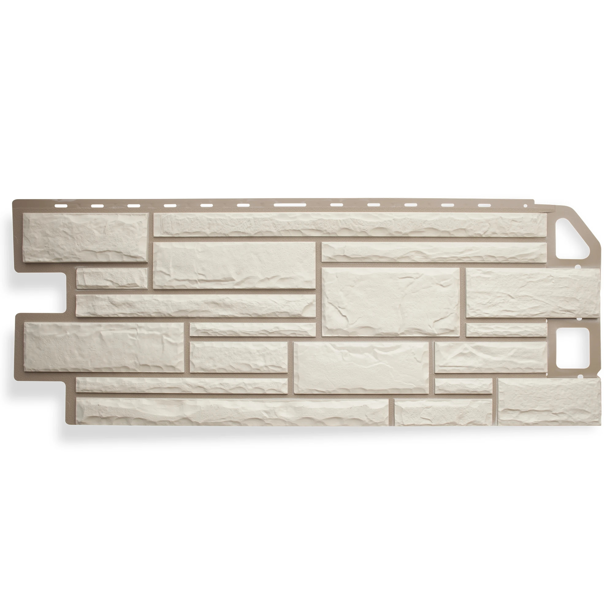 Изображение товара Фасадная панель Камень 1010х450мм белая Альта Профиль для облицовки фасадов