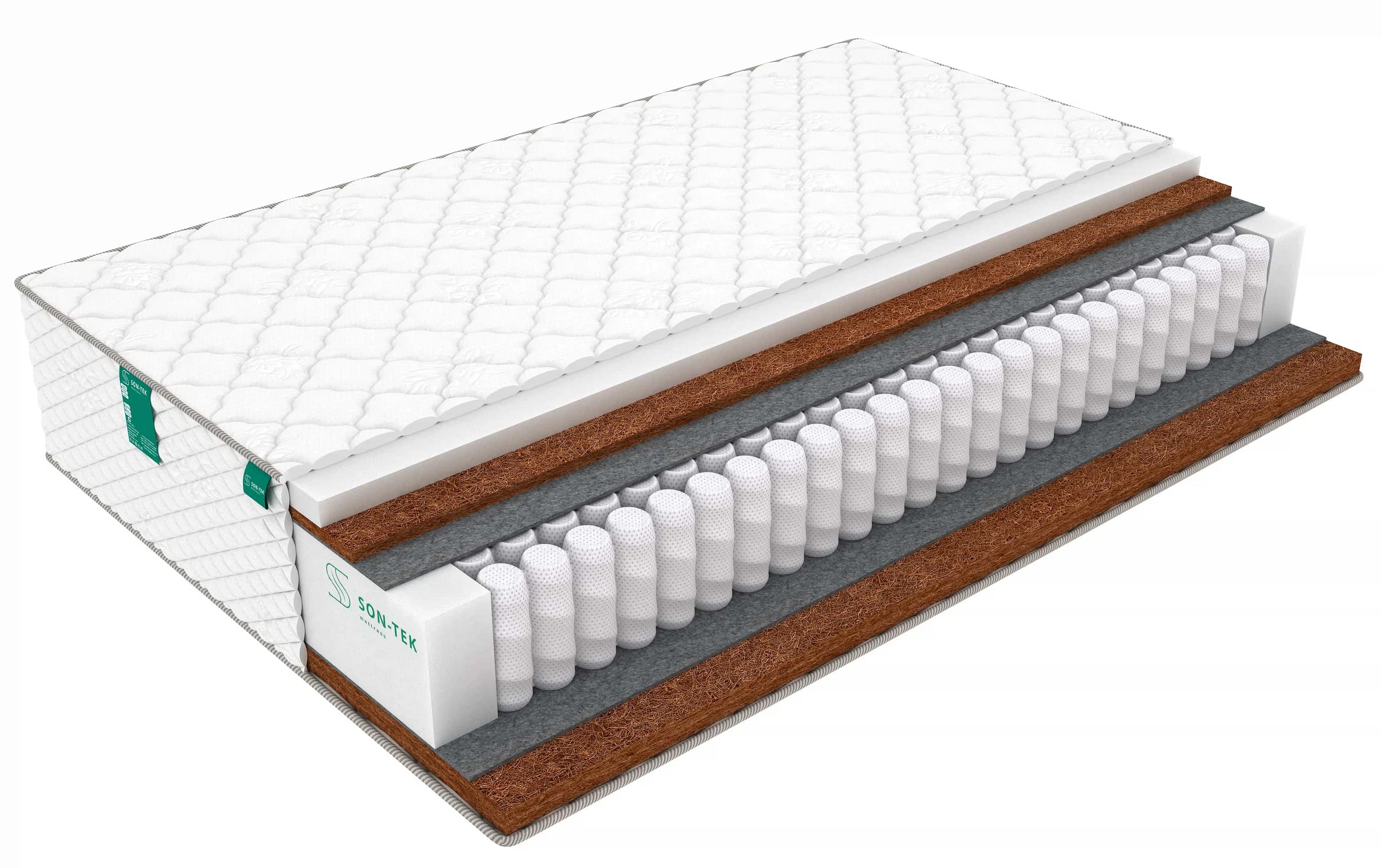 Изображение товара Матрас Sleeptek PremierBIG FoamStrong Cocos 90x190 см ортопедический жесткий
