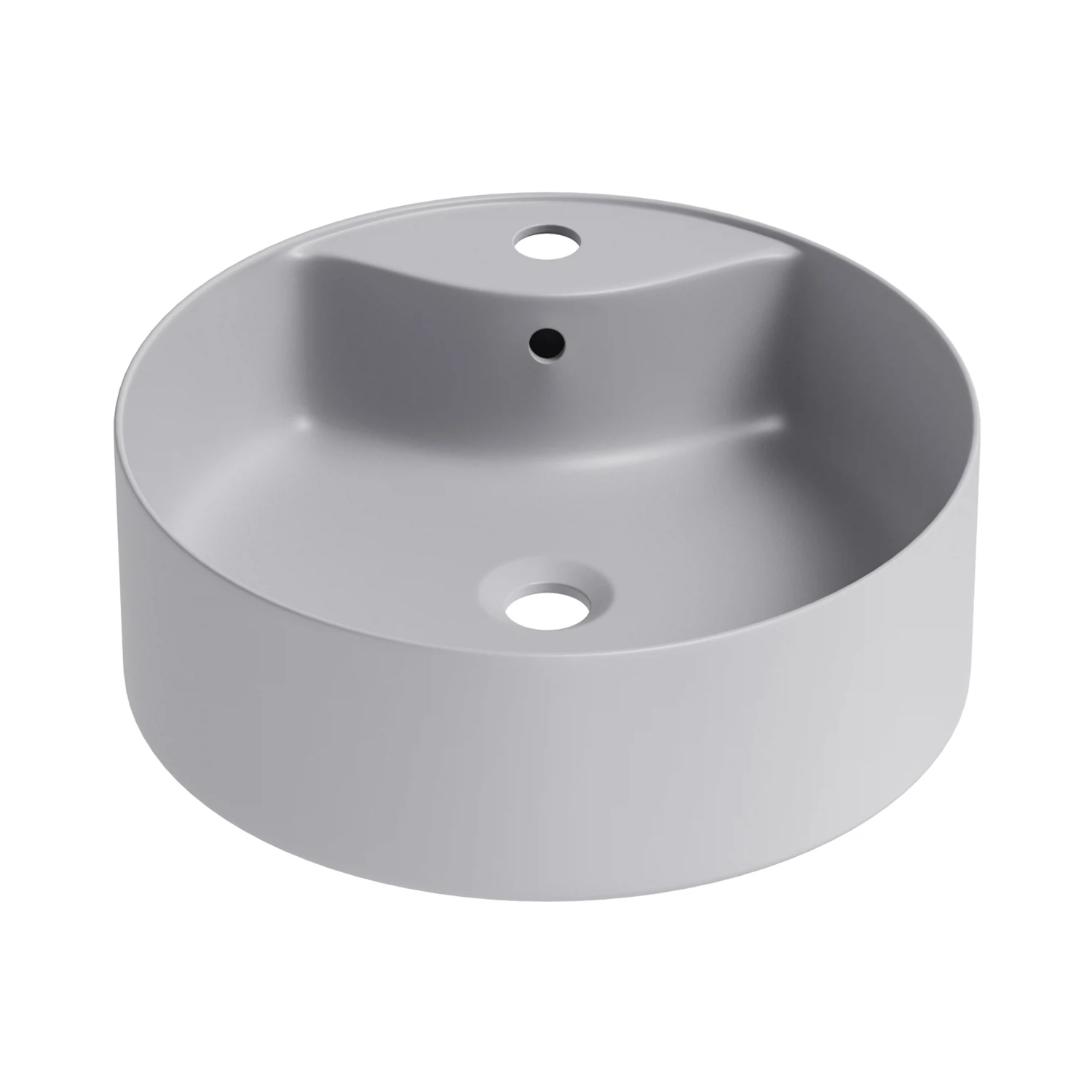 Изображение товара Накладная раковина для ванной Wellsee Praxis круглая 46х46 см с гарантией 25 лет