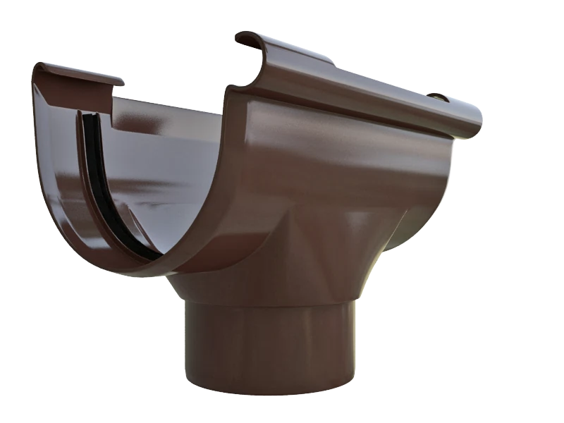 Изображение товара Воронка 82мм ПВХ коричневый для водостока Альта Профиль