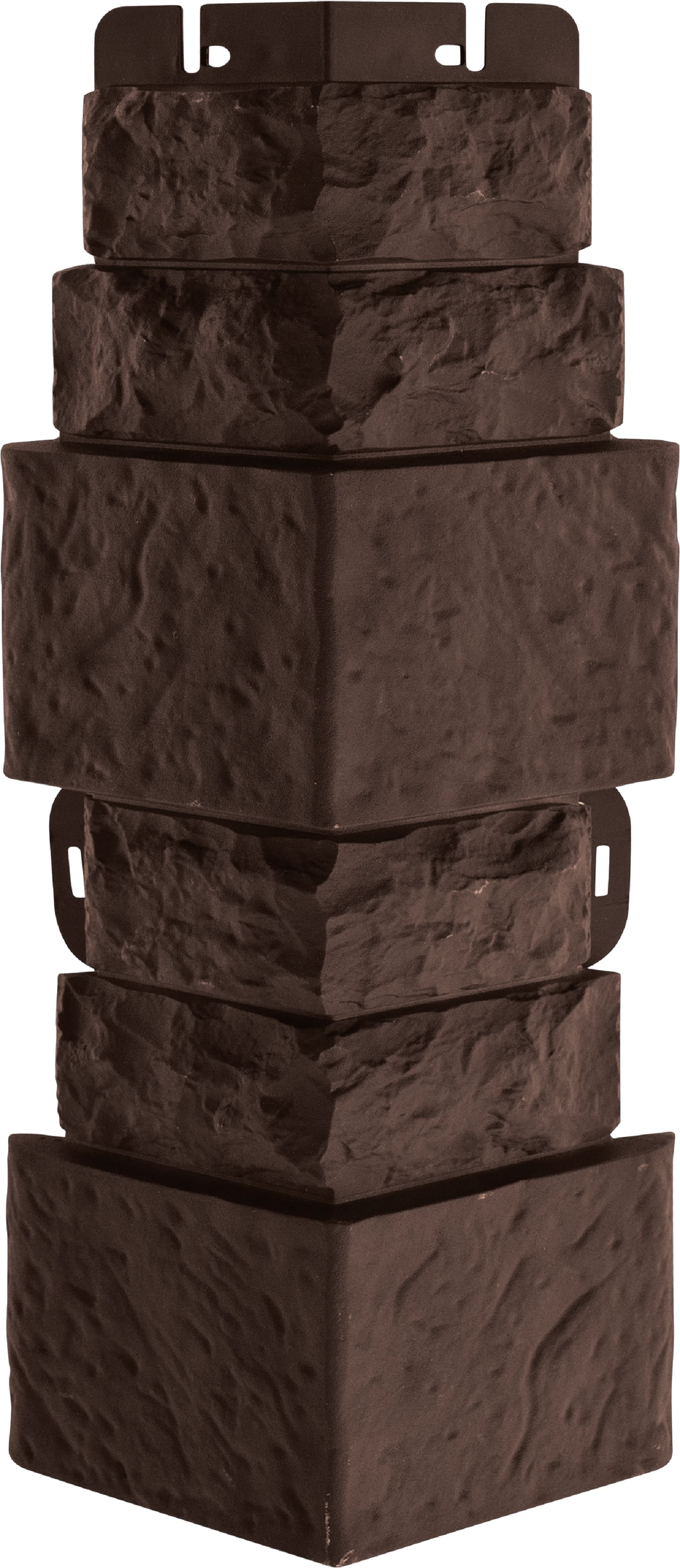 Изображение товара Угол наружный Кирпич Антик ЭКО 450х160мм Коричневый Альта Профиль