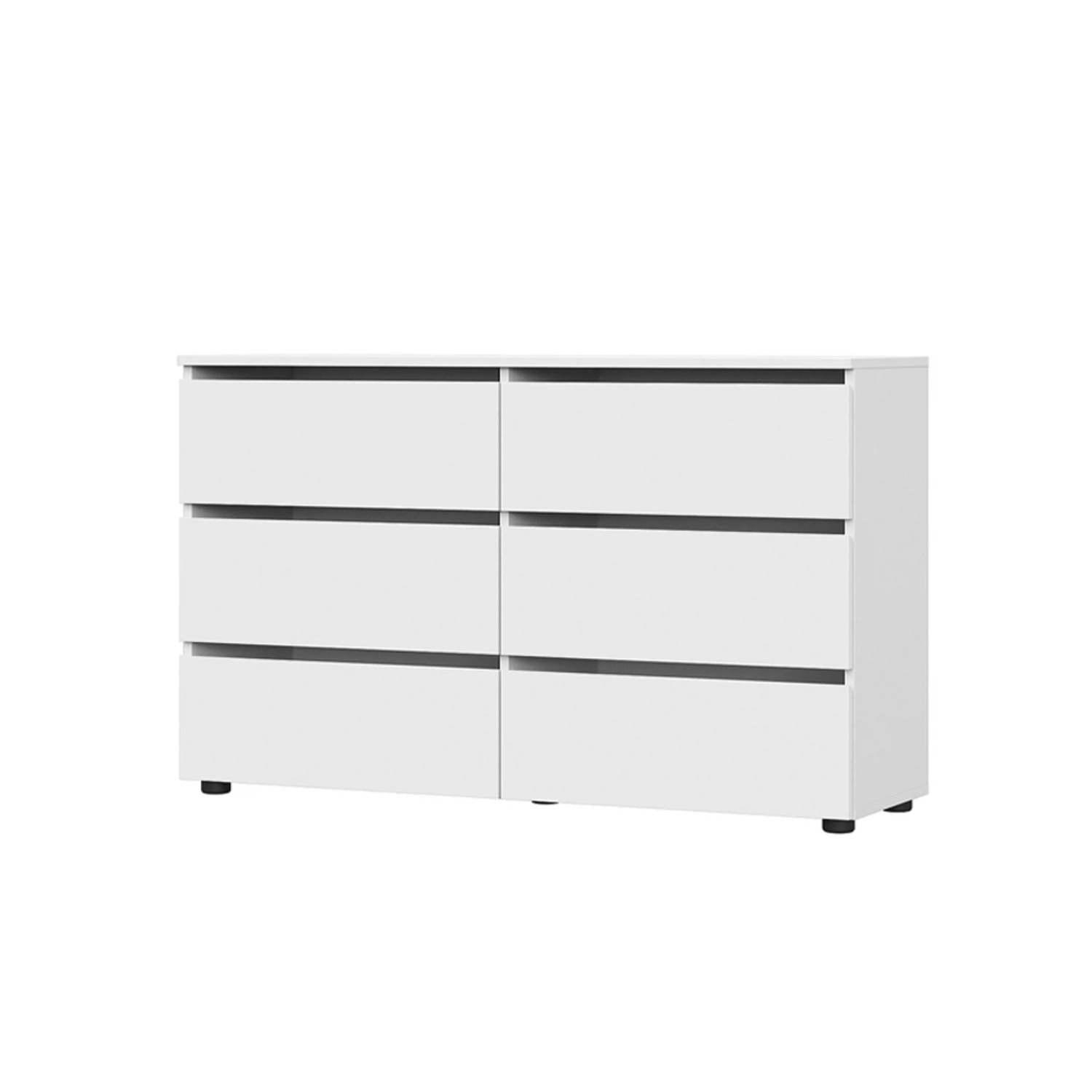 Изображение товара Комод Токио, Арника мебель артикул 00-00263166, размер 36.8*120.1*73.9, белый