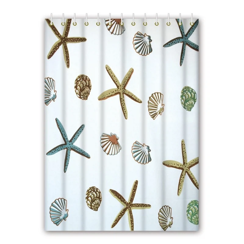 Изображение товара Штора для ванной Haiba HB75061, морские звезды