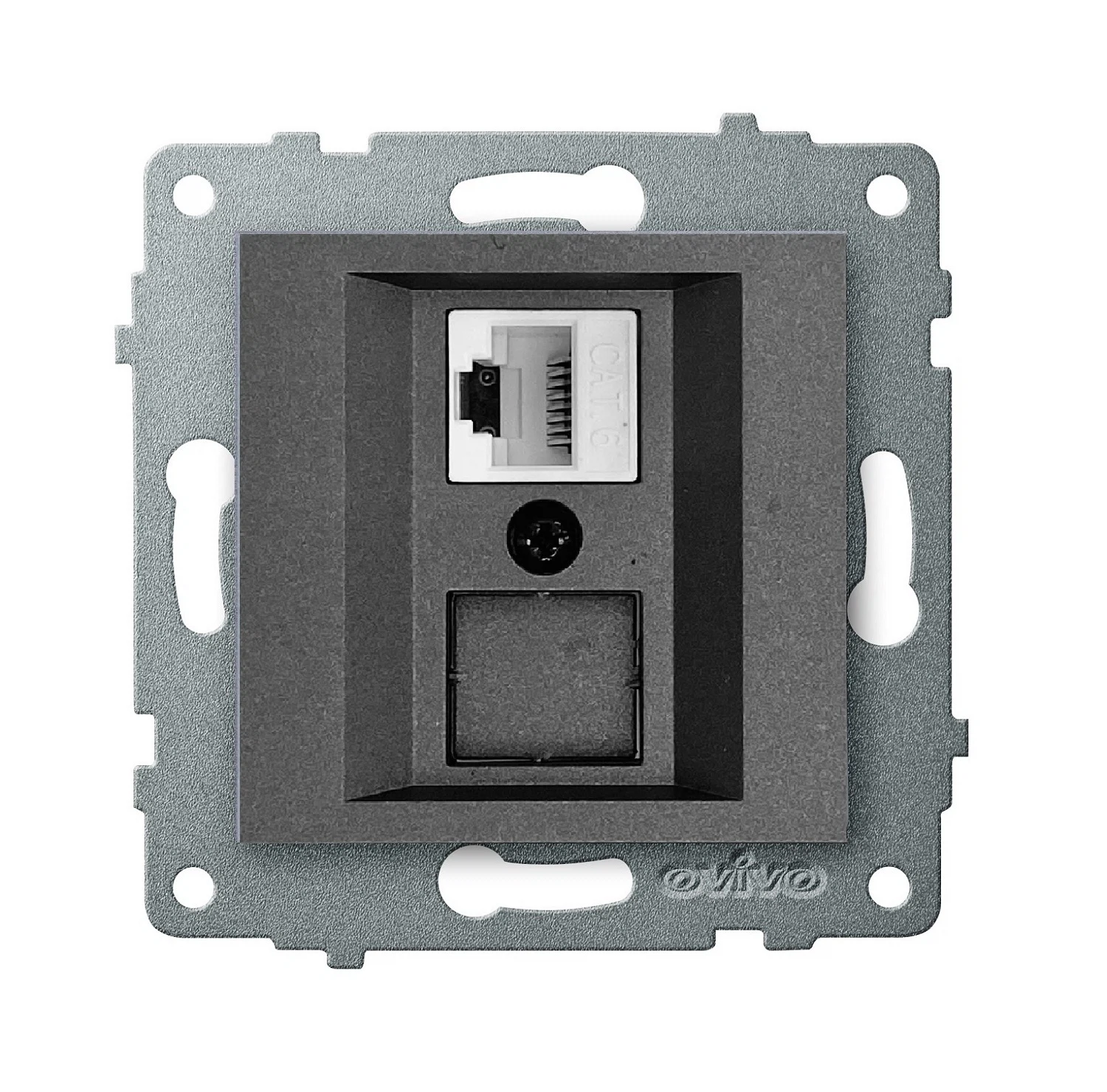 Изображение товара Компьютерная розетка OVIVO Loft CAT6 без рамки для скрытого монтажа