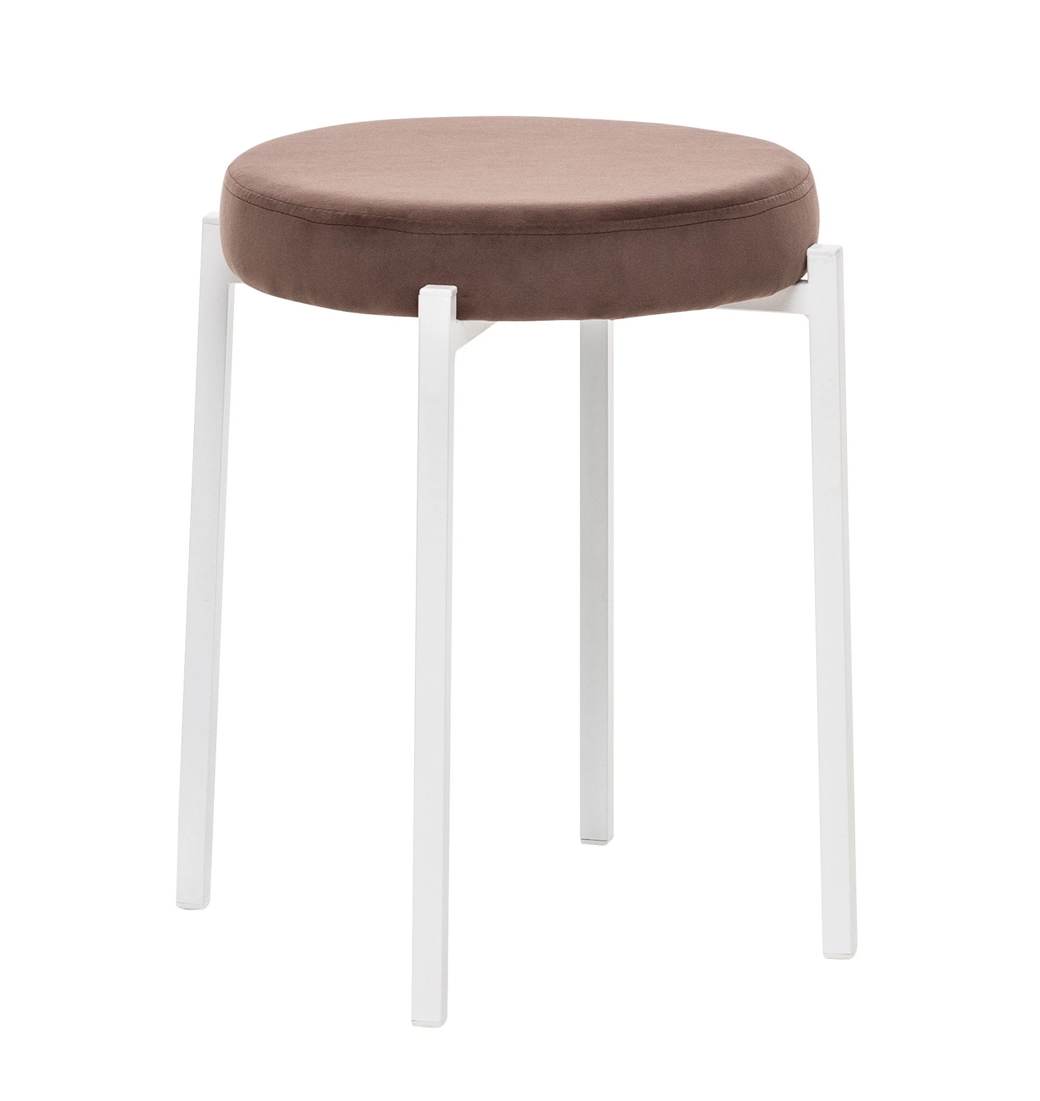 Изображение товара Табурет Авис профиль белый/коричневый