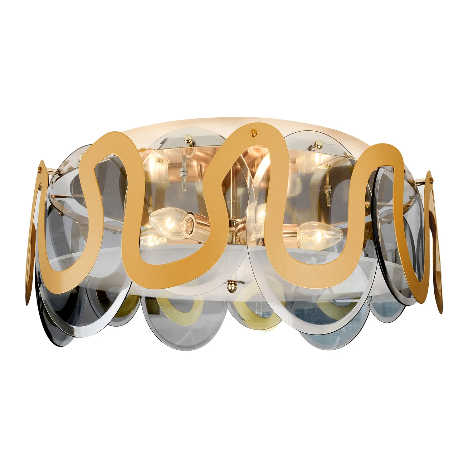 Изображение товара Люстра потолочная AMBRELLA LIGHT 6 ламп, 40Вт, IP20 Золотой TR5328