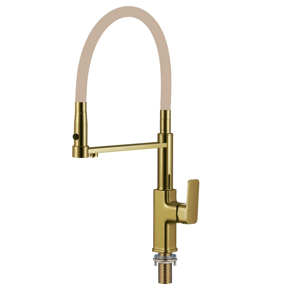 Изображение товара Savol S-L1808C-12: смеситель для кухни бронза с фильтром, гибкий излив