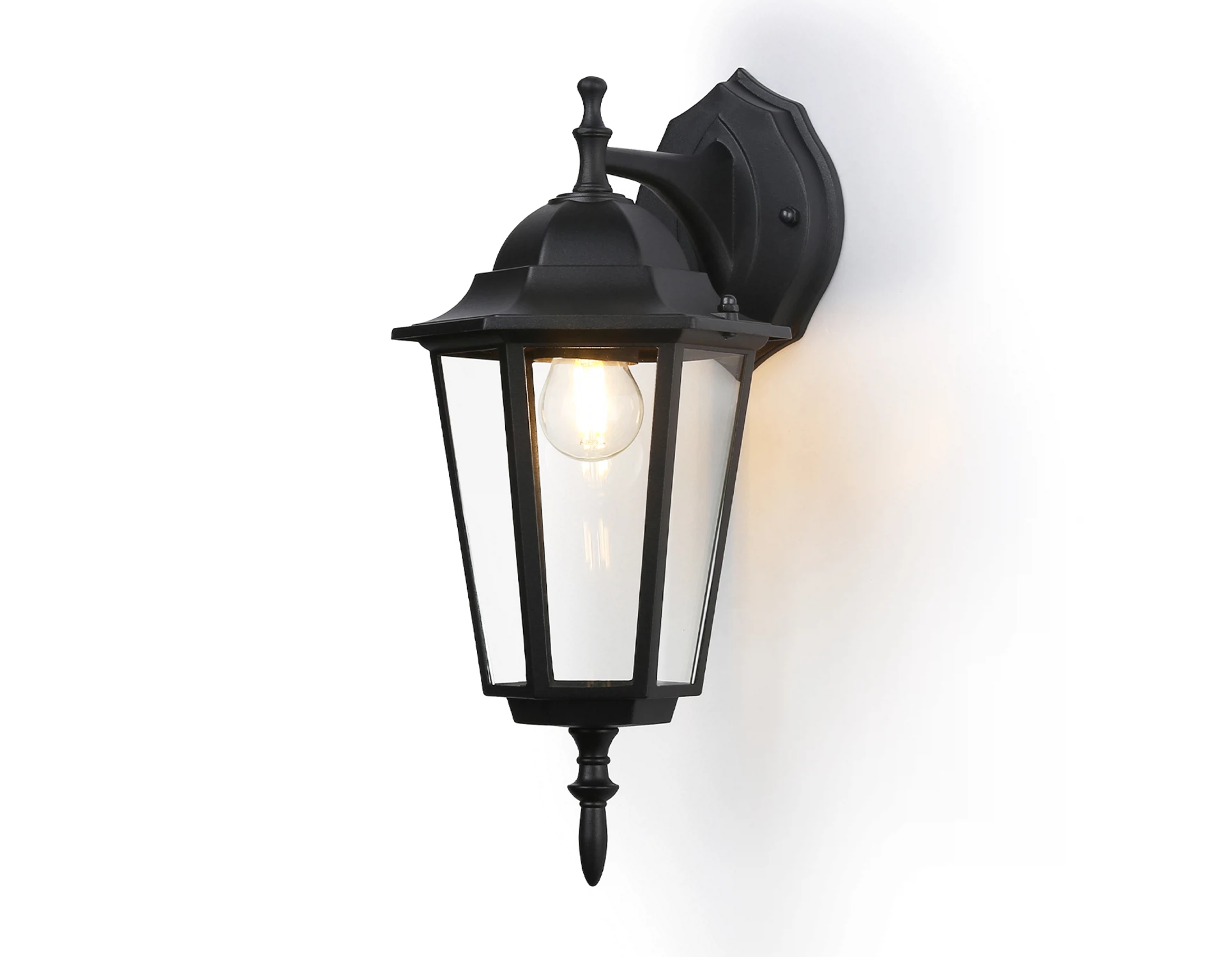 Изображение товара Настенный уличный светильник Ambrella light ST2018 черный IP54 с цоколем Е27