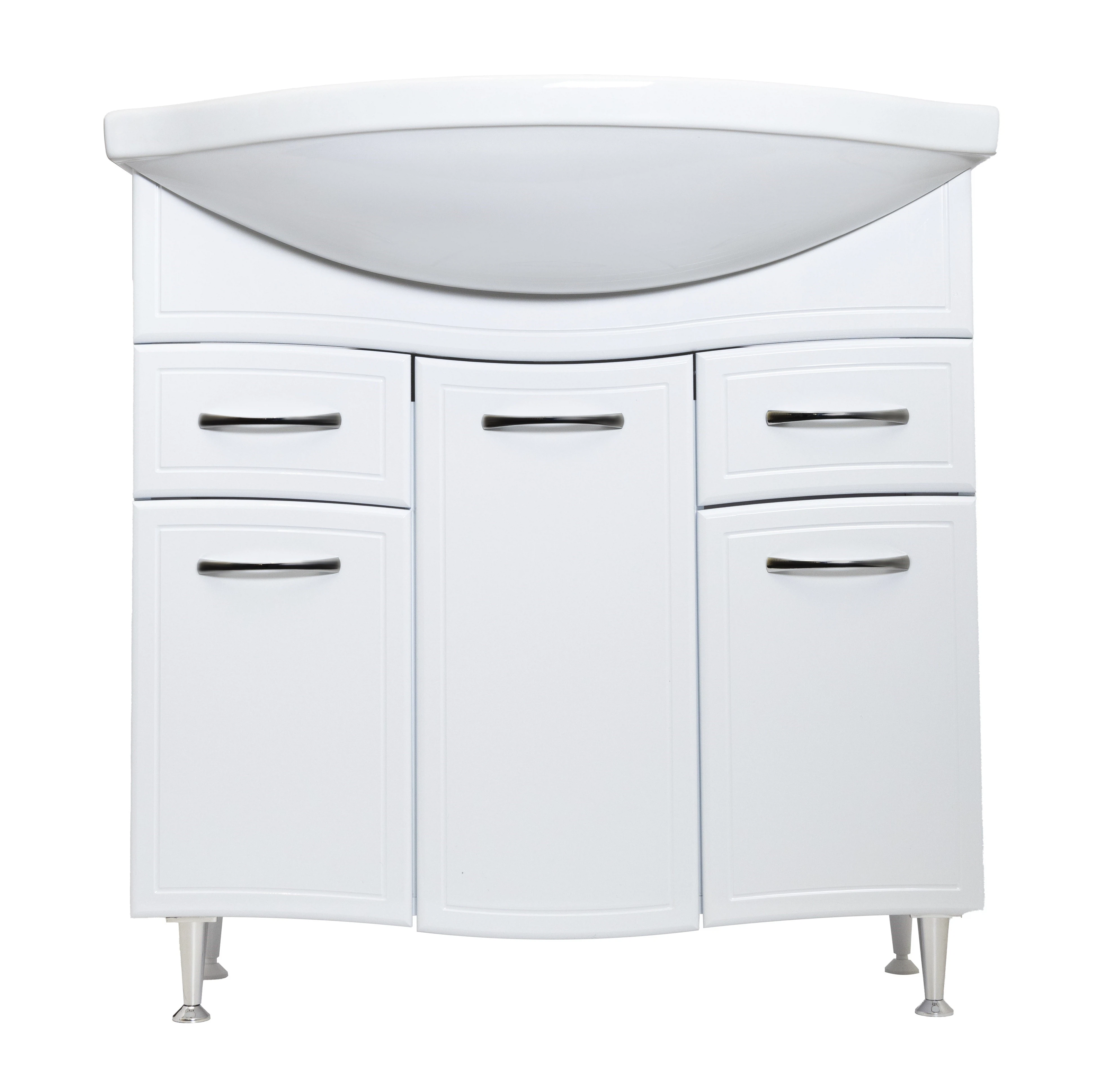 Изображение товара Тумба Концепт 80 для ванной комнаты белая Stella Polar