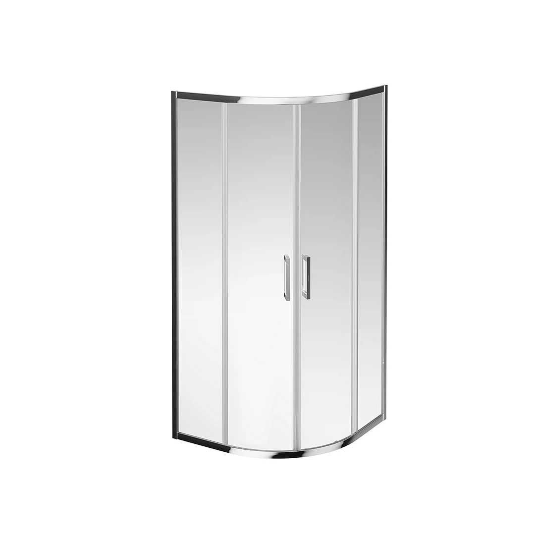 Изображение товара Душевой уголок Vetro/Ветро, раздвижной, четверть круга, 90х90х195, хром Kerama Marazzi арт. VE.90.RSD.CR