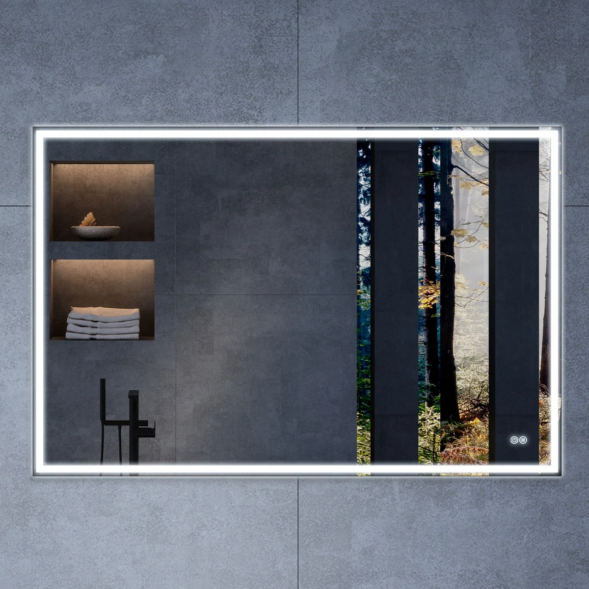 Изображение товара Зеркало с LED подсветкой VLM-3VN120-2 1200х800 с сенсорным выключателем