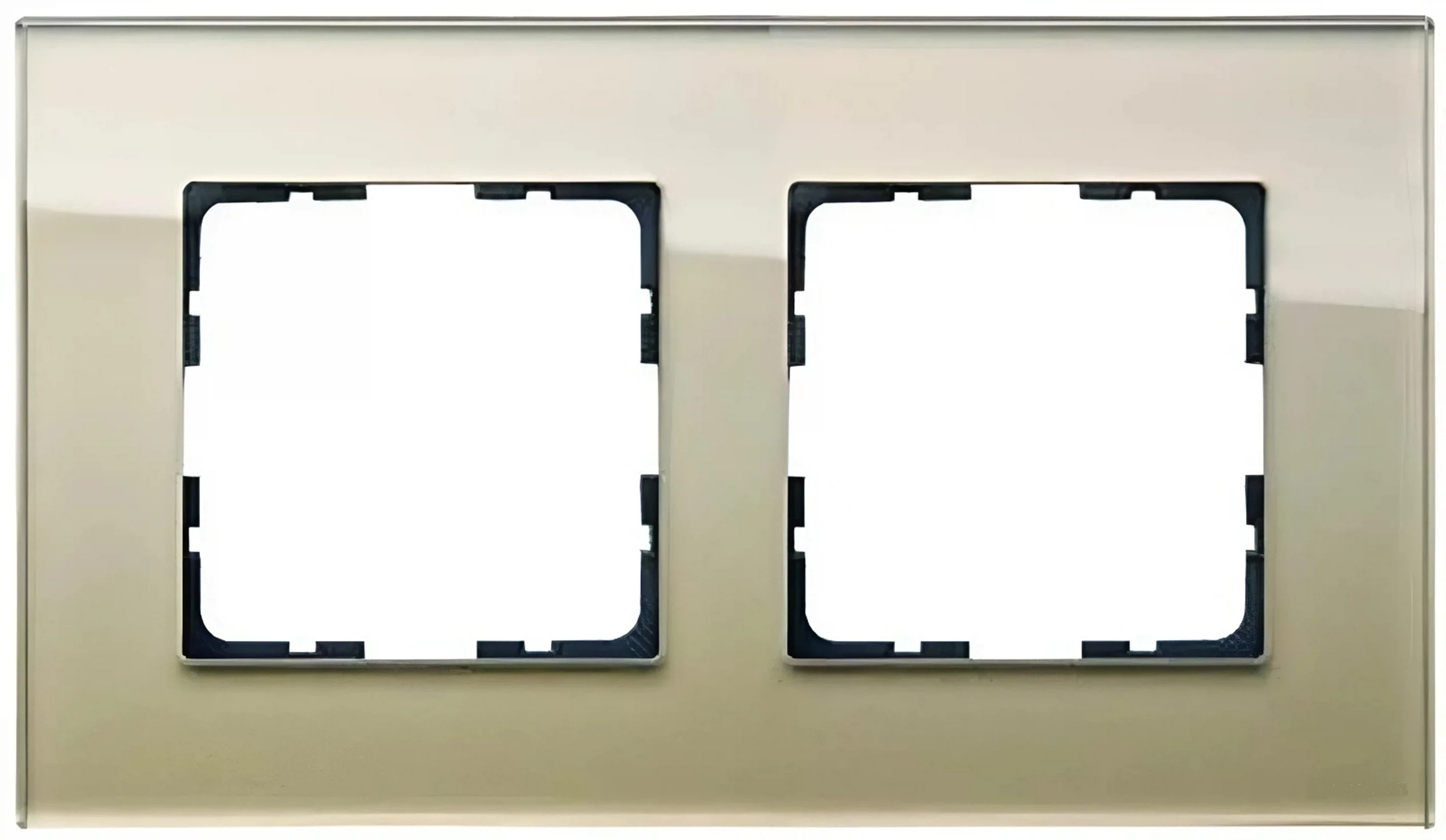 Изображение товара Рамка Jasmart G-Glass Стекло Шампань 2-ая