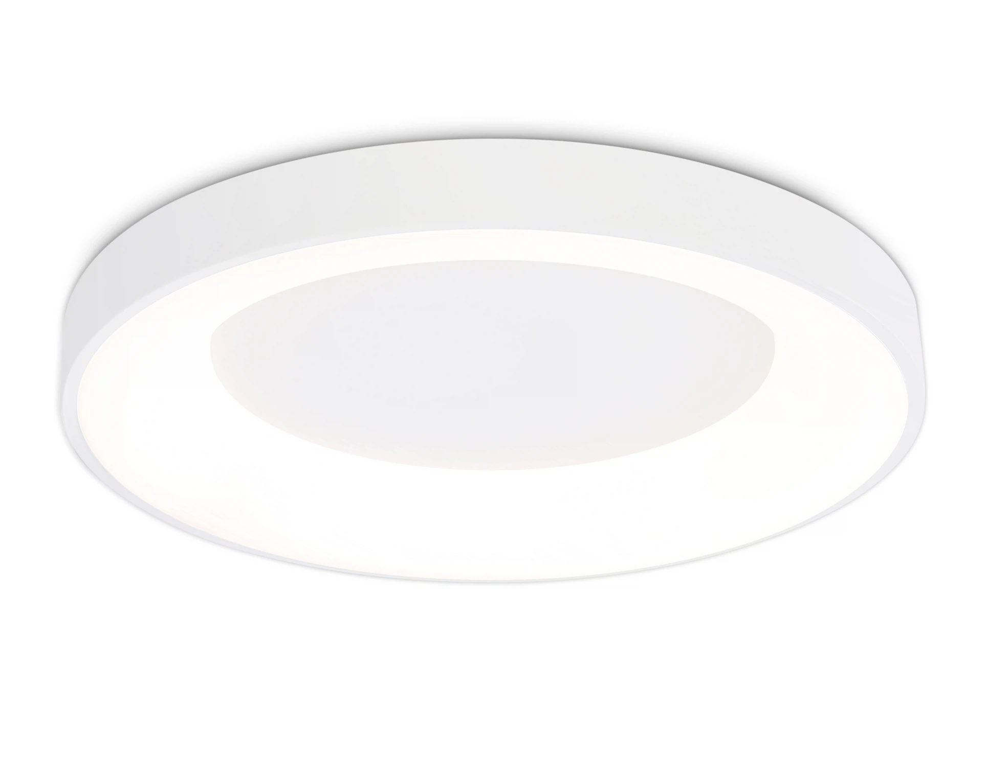 Изображение товара Потолочный светодиодный светильник FZ1401 AMBRELLA LIGHT белый IP20 48W 3000K-6500K D500*50 (ПДУ ИК)