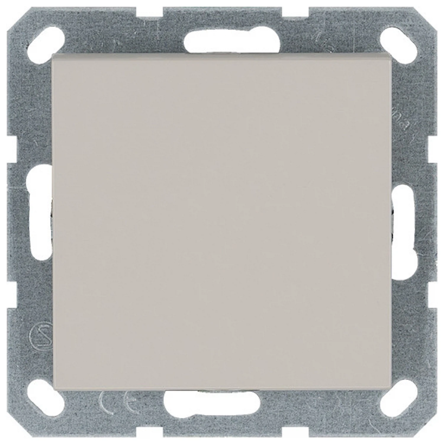 Изображение товара Выключатель 1-кл проходной  Jasmart G Тауп 10A 250V~