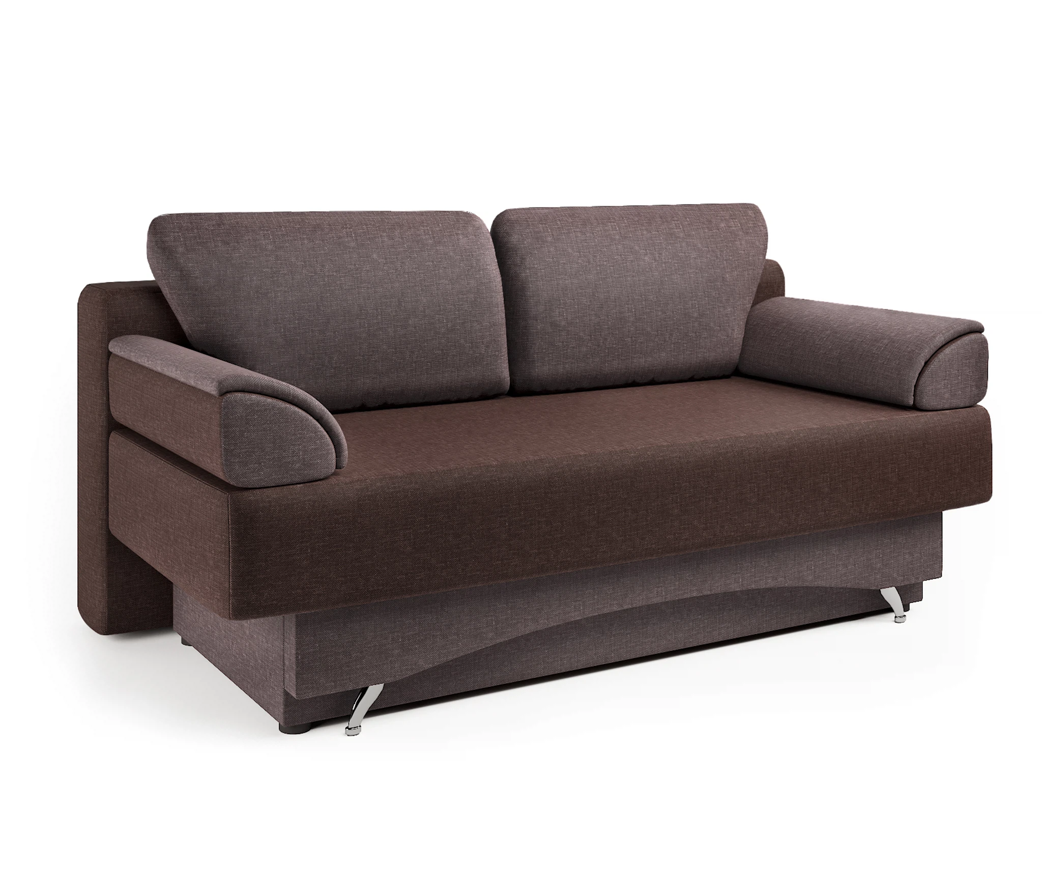 Изображение товара Диван-кровать Евро 130 шоколад микс от Гамма с механизмом еврокнижка