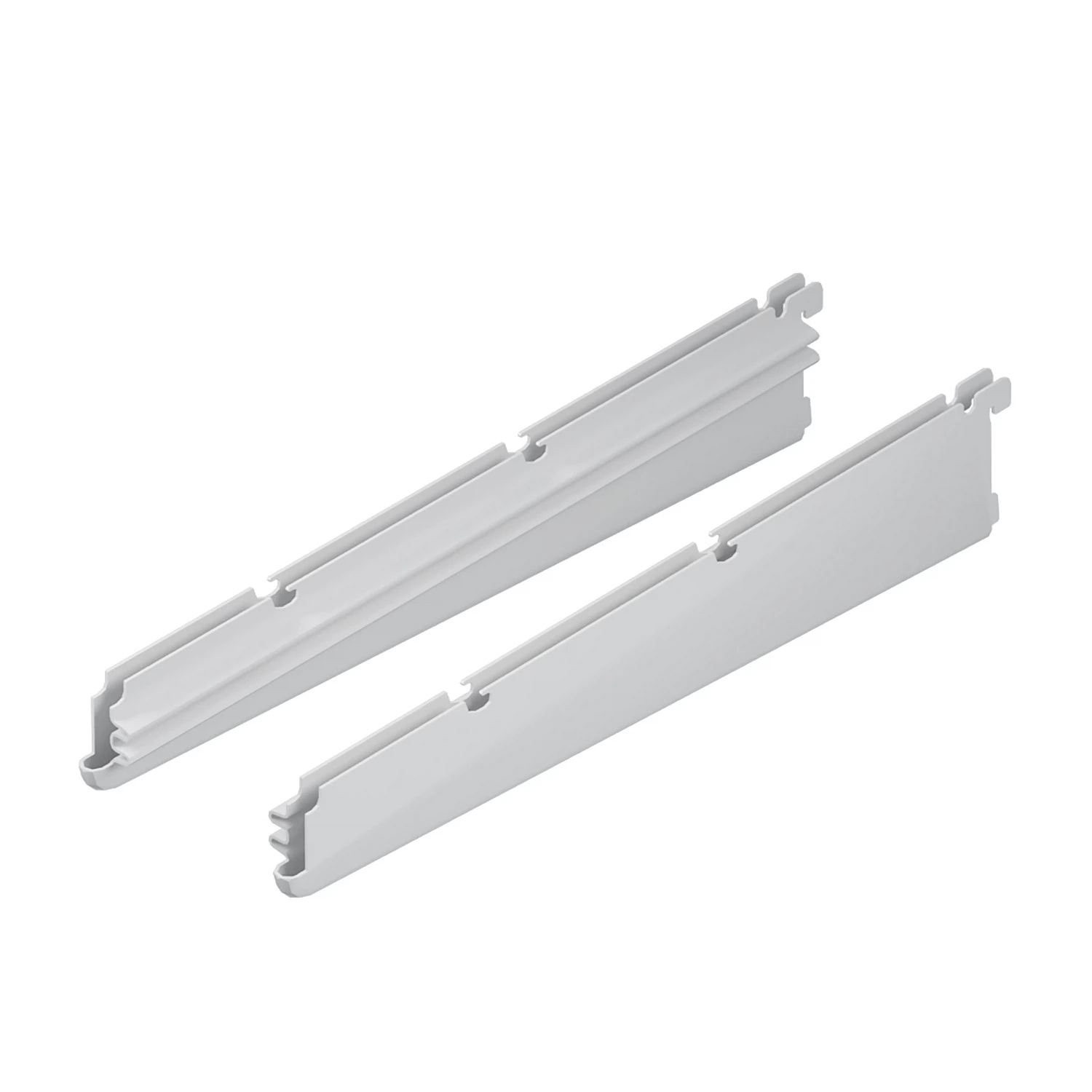 Изображение товара Кронштейны для корзин на трении Larvij, 442x22x80 мм, белый, 2 шт., L9340WH