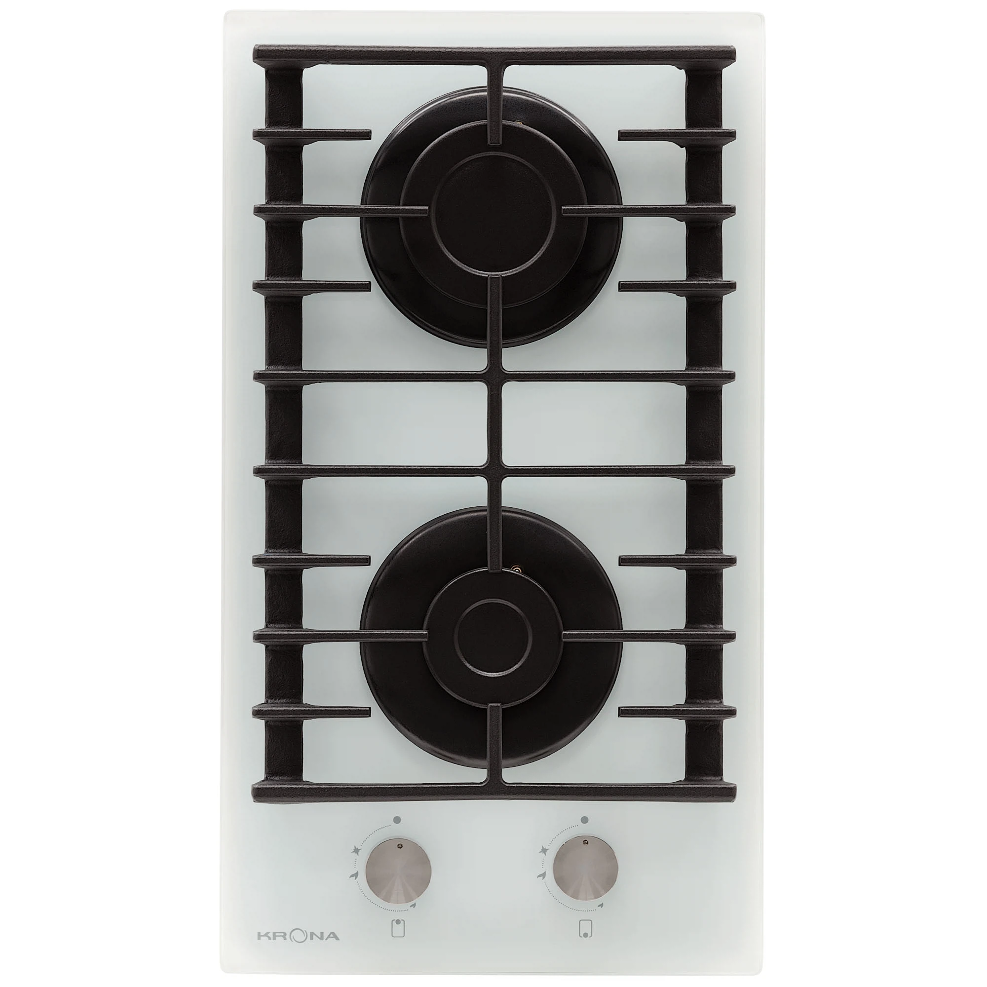 Изображение товара Газовая варочная поверхность KRONA HAGEL 30 WH с автоматическим электропламенем