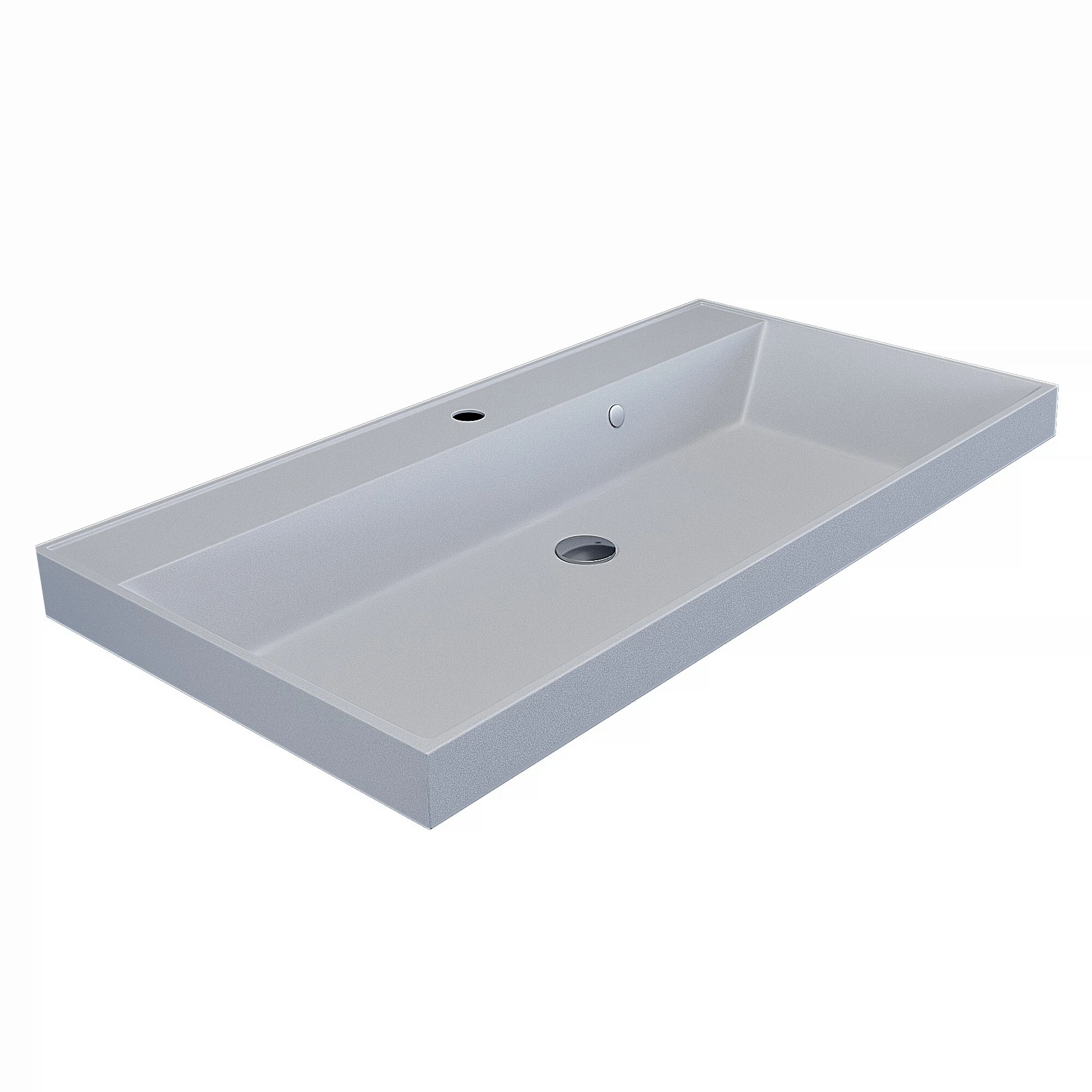 Изображение товара Раковина для ванной комнаты Uperwood Classic Quartz 90х45 см белая матовая Жасмин
