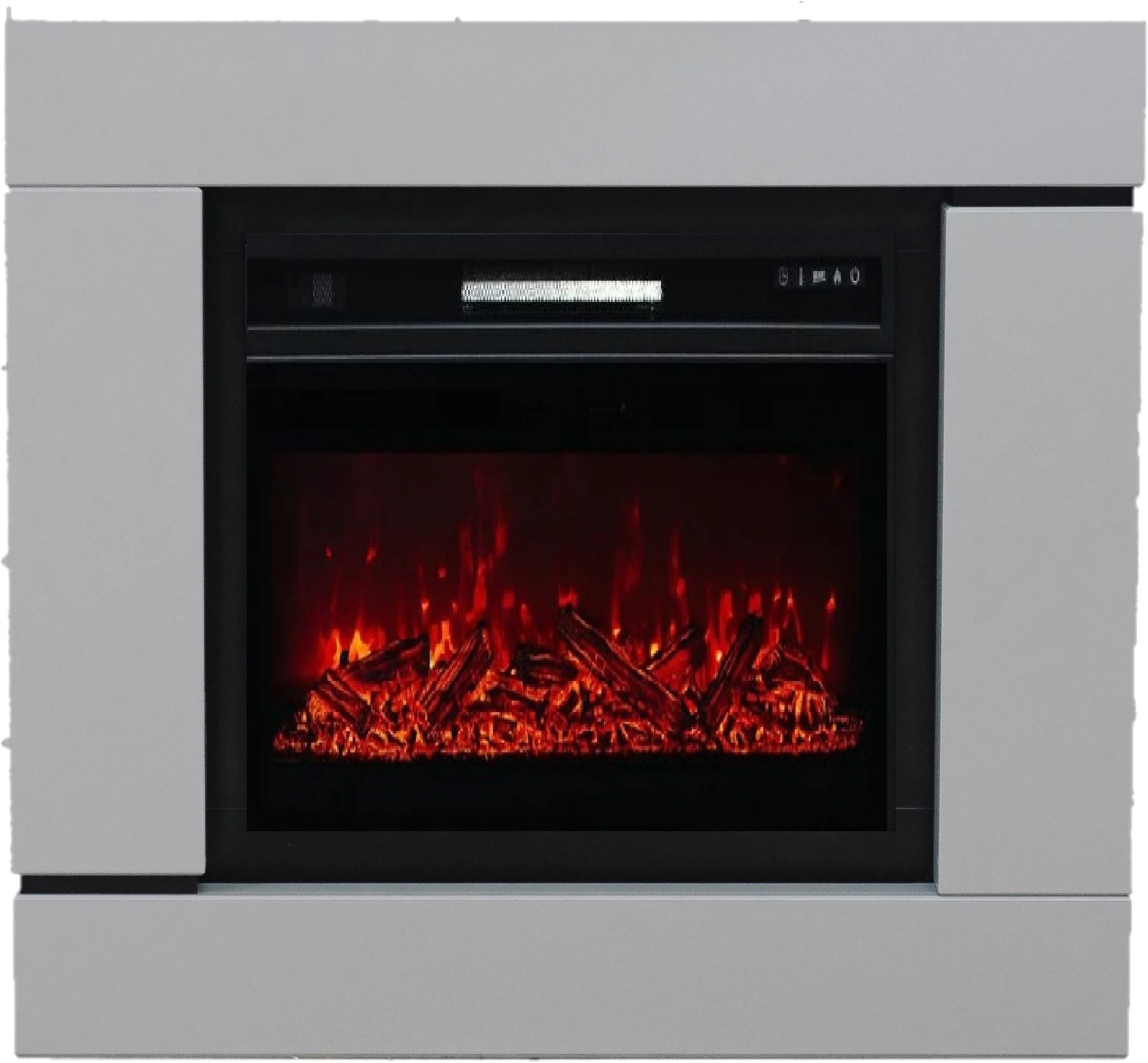 Изображение товара Каминокомплект Lazio с очагом Pulsar 23 графит грей