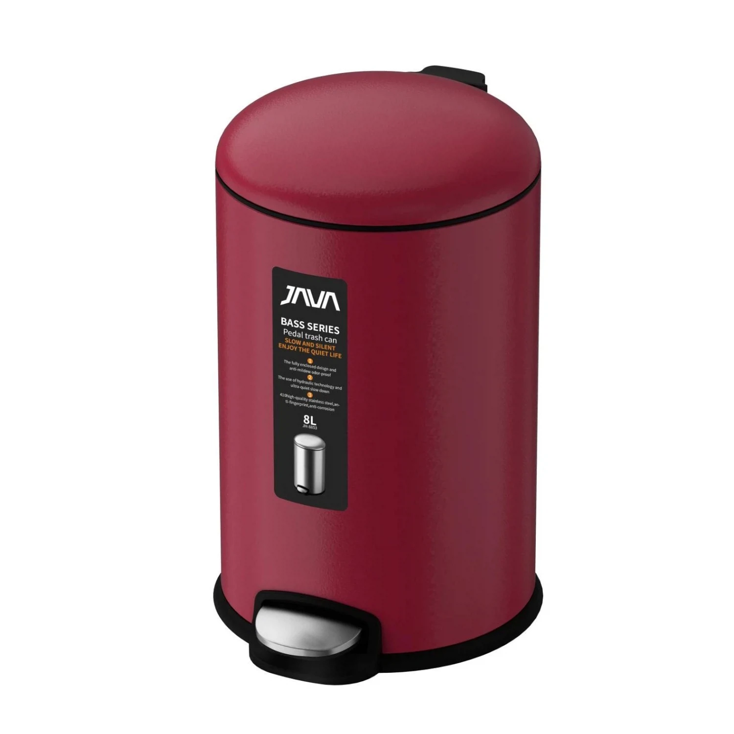 Изображение товара Ведро с микролифтом JAVA S-885-8R, 8 литров