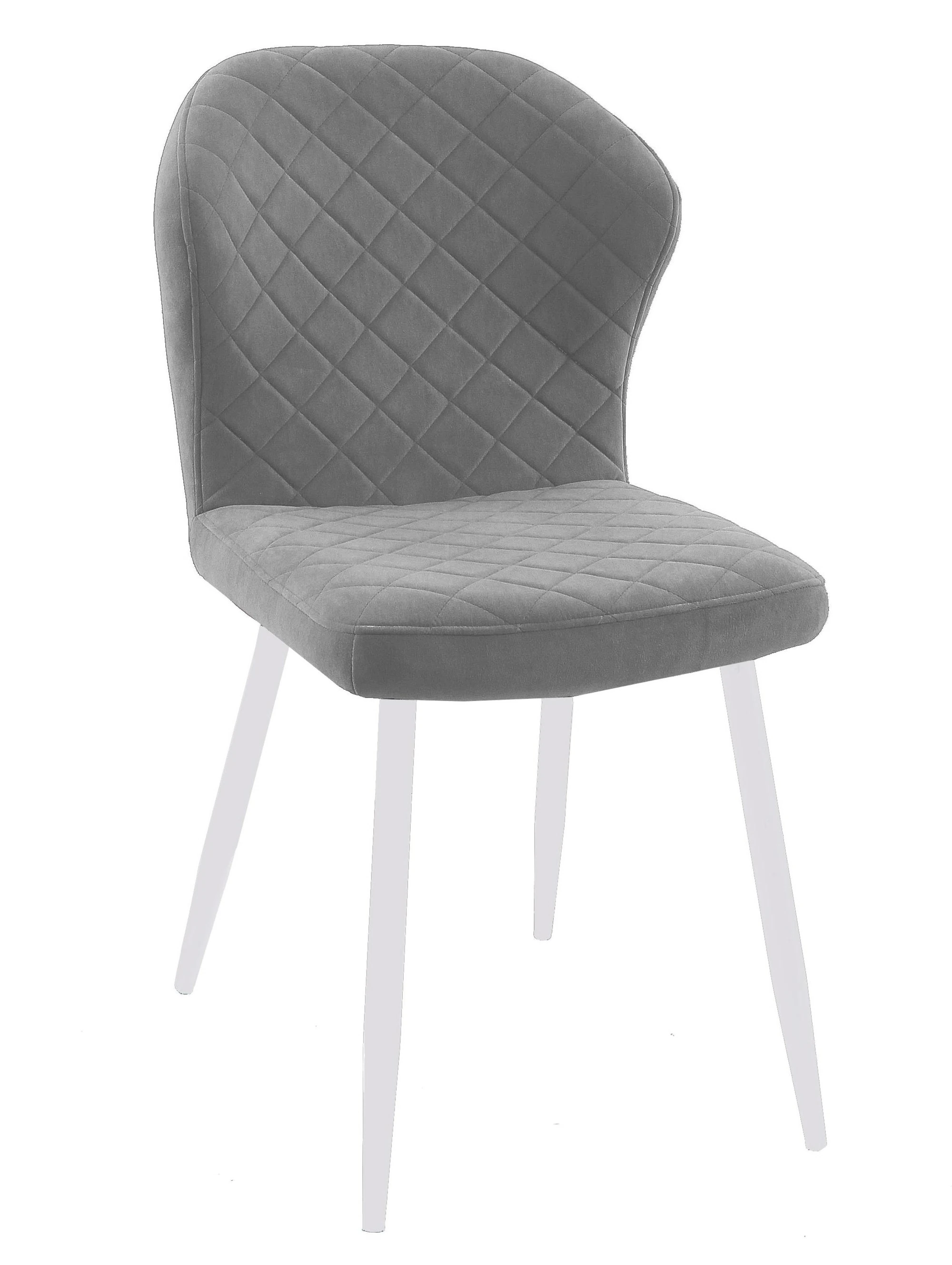 Изображение товара Стул DikLine 239M B22 GREY с металлокаркасом и мягким сиденьем