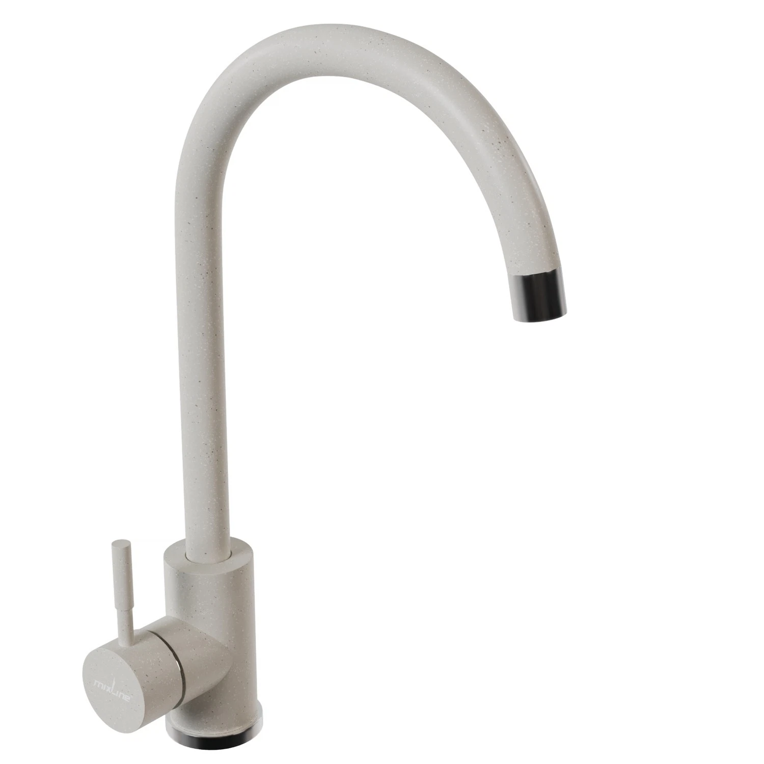Изображение товара Рычажный смеситель для кухни Mixline ML-GS15 (331) белый, длинный излив