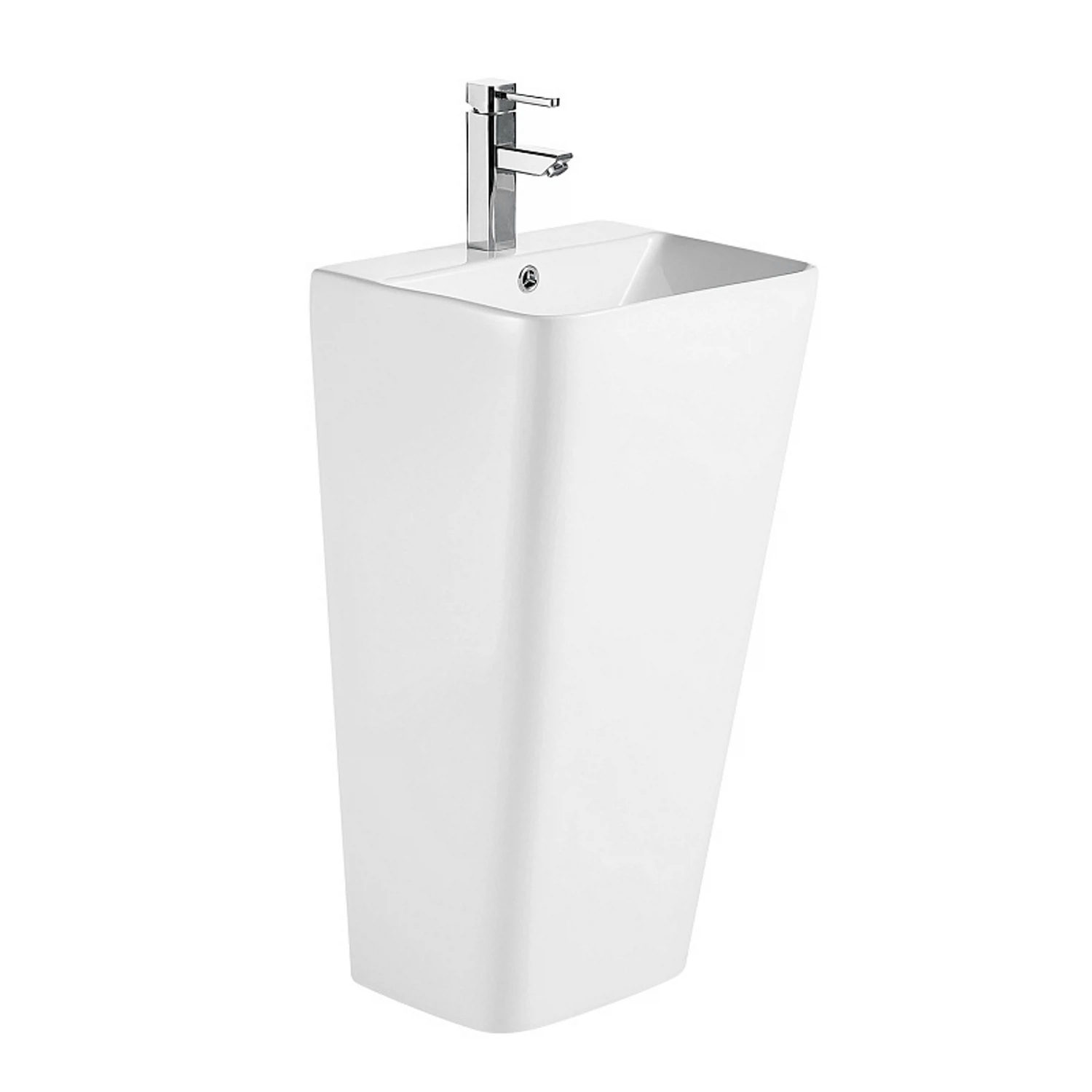 Изображение товара Напольная раковина Azario Fretta Square 44х38 для ванной комнаты