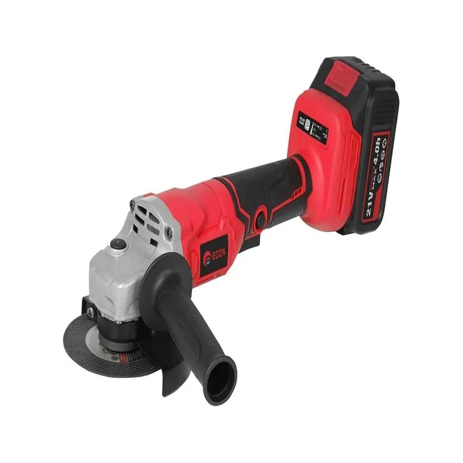 Изображение товара Угловая аккумуляторная шлифовальная машина Edon UAG-21/125CBL 125 мм, 21 В