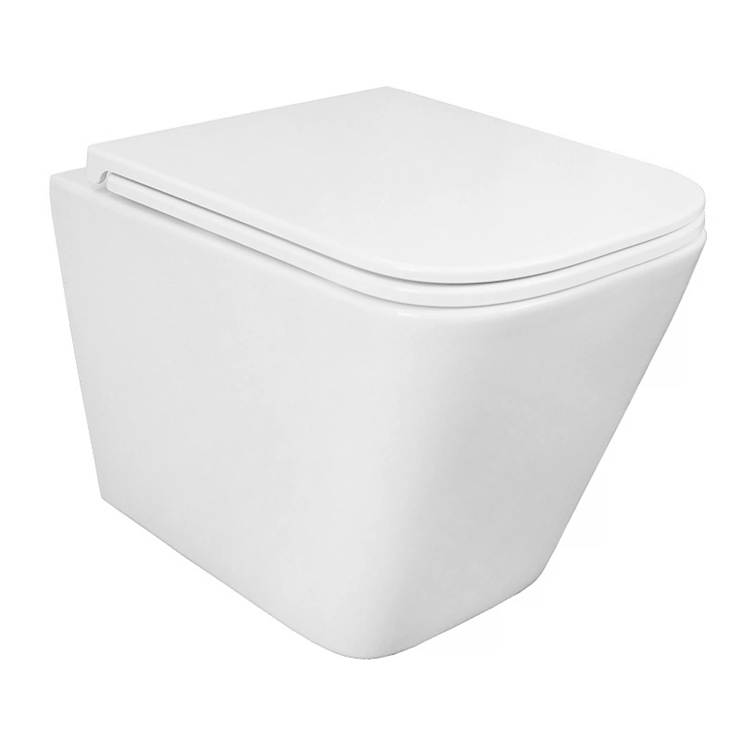 Изображение товара Подвесной безободковый унитаз Azario PRO-0002 UQ3 с микролифтом и скрытым монтажем