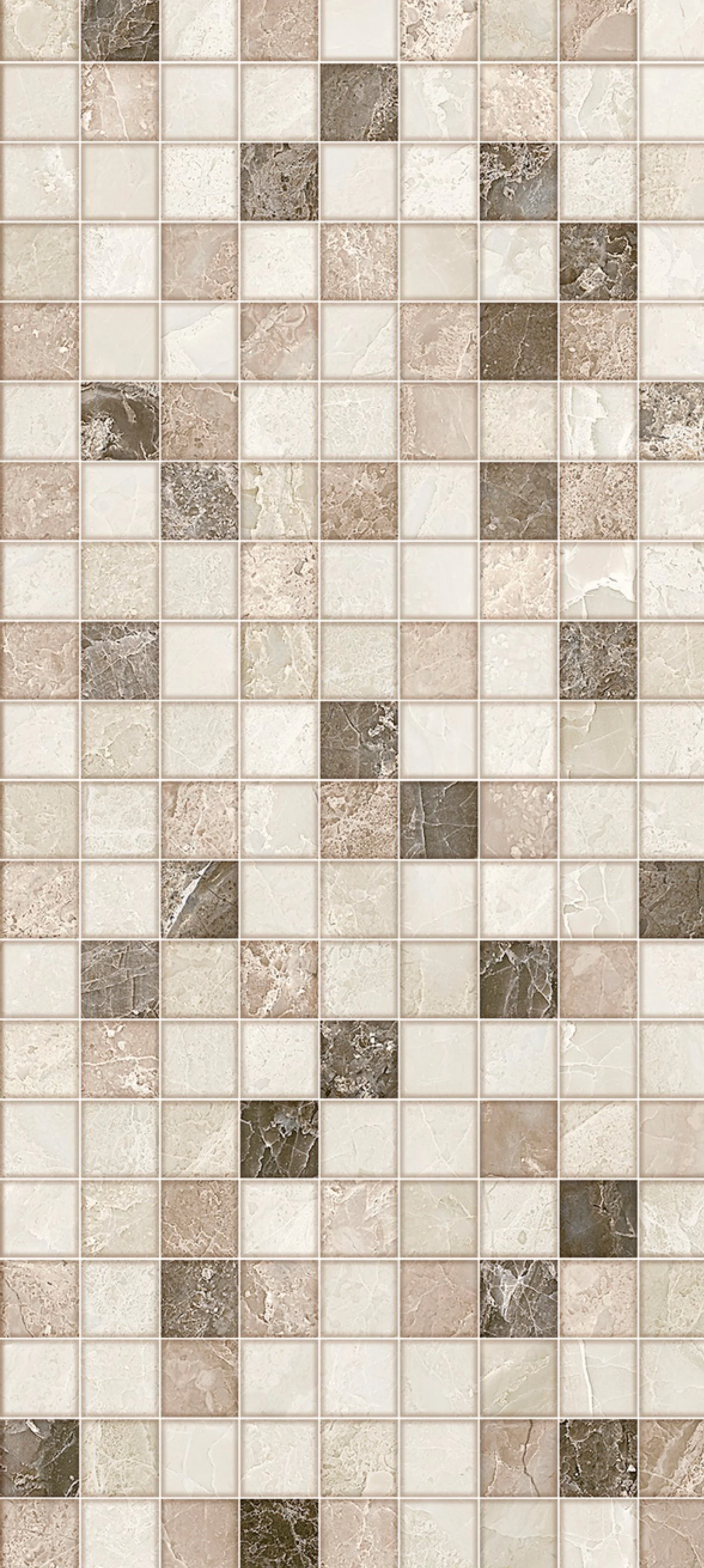 Изображение товара Плитка настенная Eurotile Hermitage Mozaic бежевый 60x30 см, глазурованная