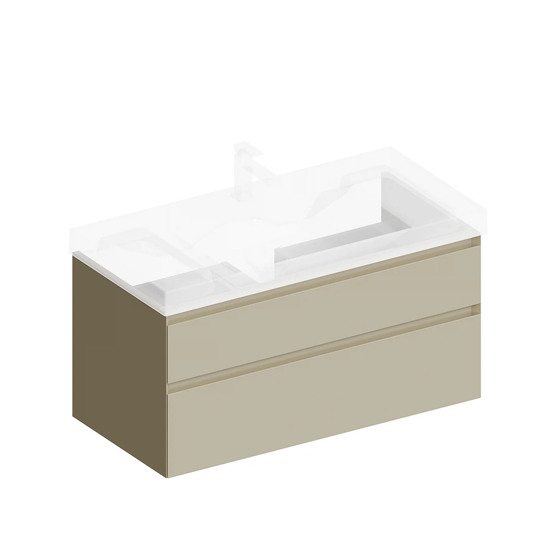 Изображение товара Тумба Cubo подвесная с ящиками 100 от Kerama Marazzi