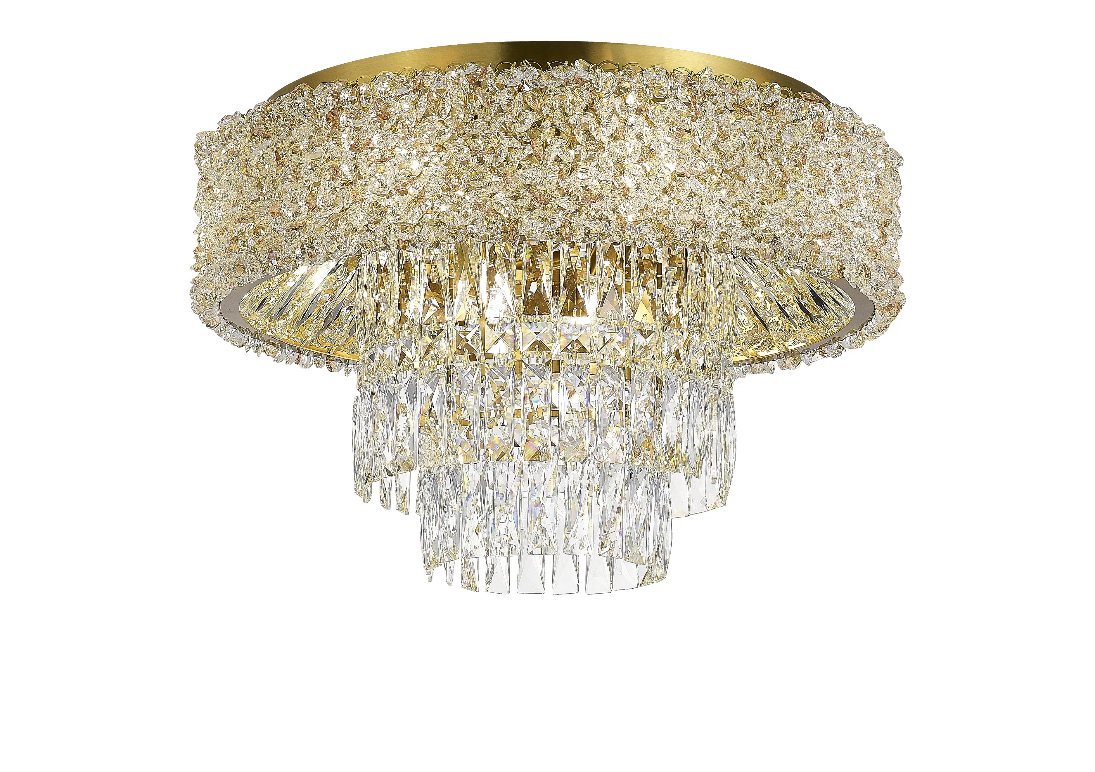 Изображение товара Светильник с лампой накаливания, латунь, прозрачный / янтарный, SELINE, E14, 60, SL1637.302.10