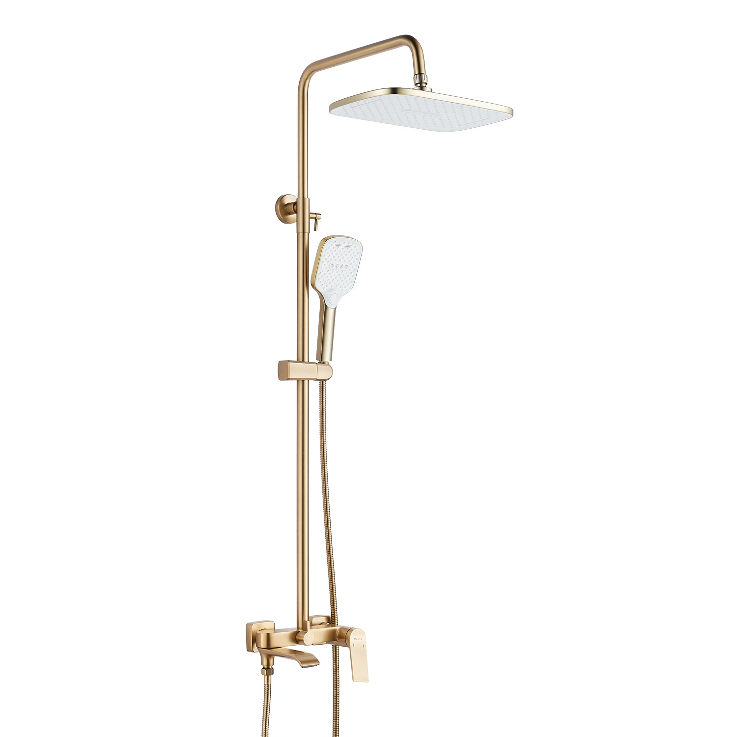 Изображение товара Душевая система Shevanik S4136G, золотой сатин