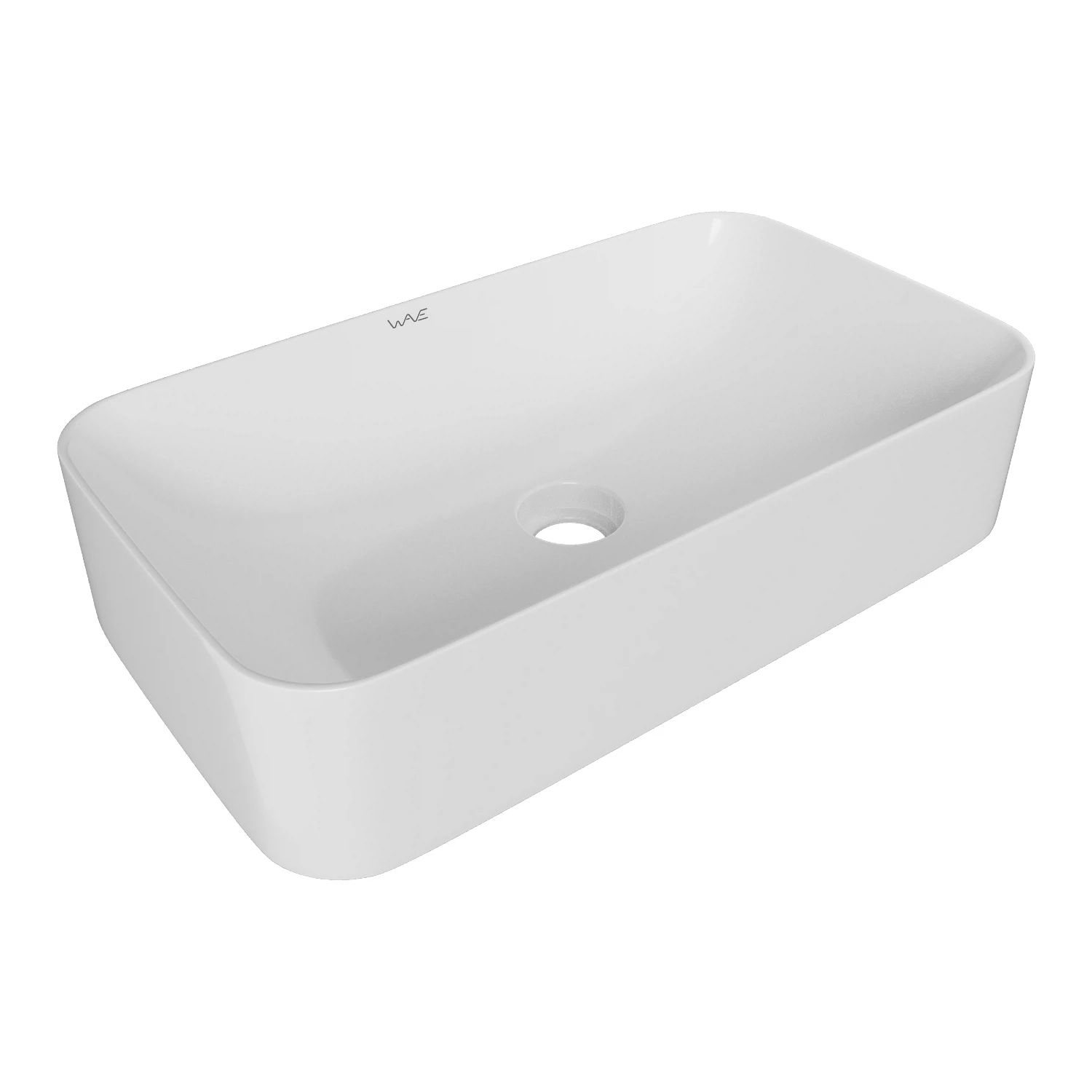 Изображение товара Раковина накладная на столешницу WAVE Promo 605x350x140 белая керамическая