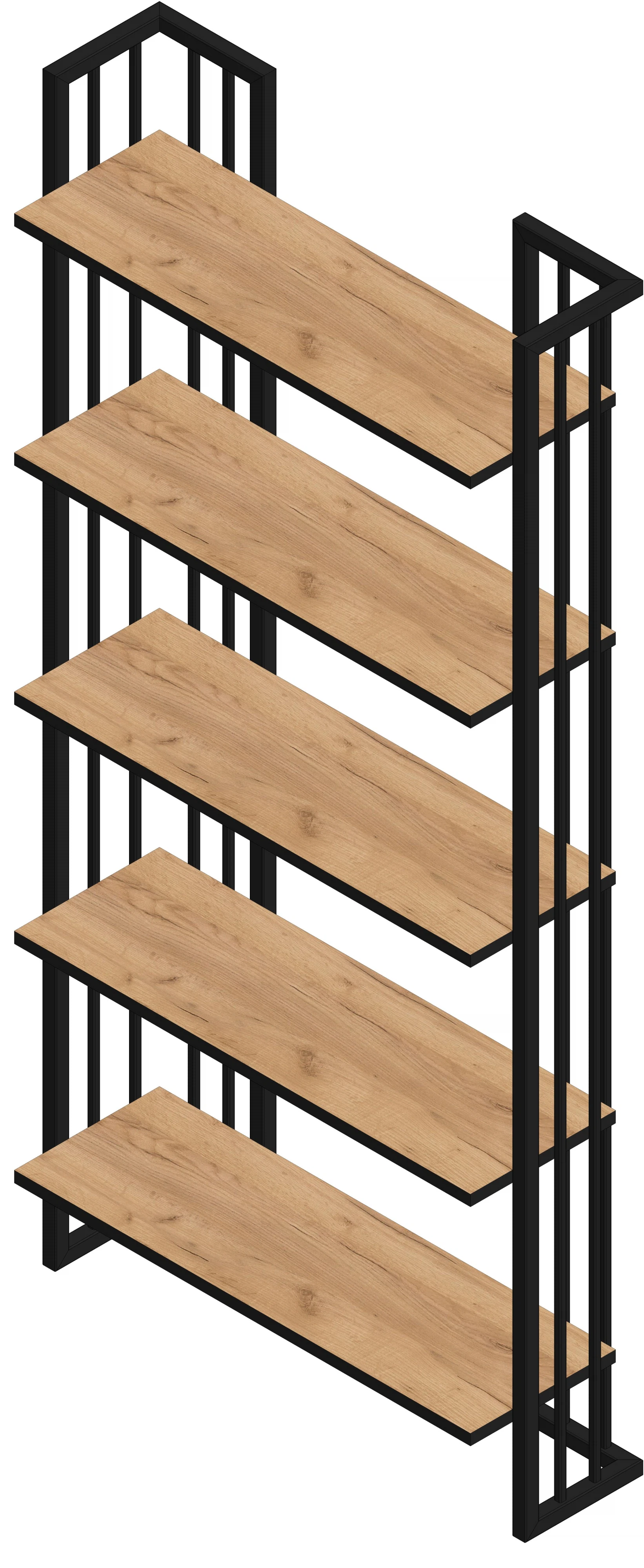 Изображение товара Стеллаж 5-ярусный Sanflor Тетрис, 69*150*23 см