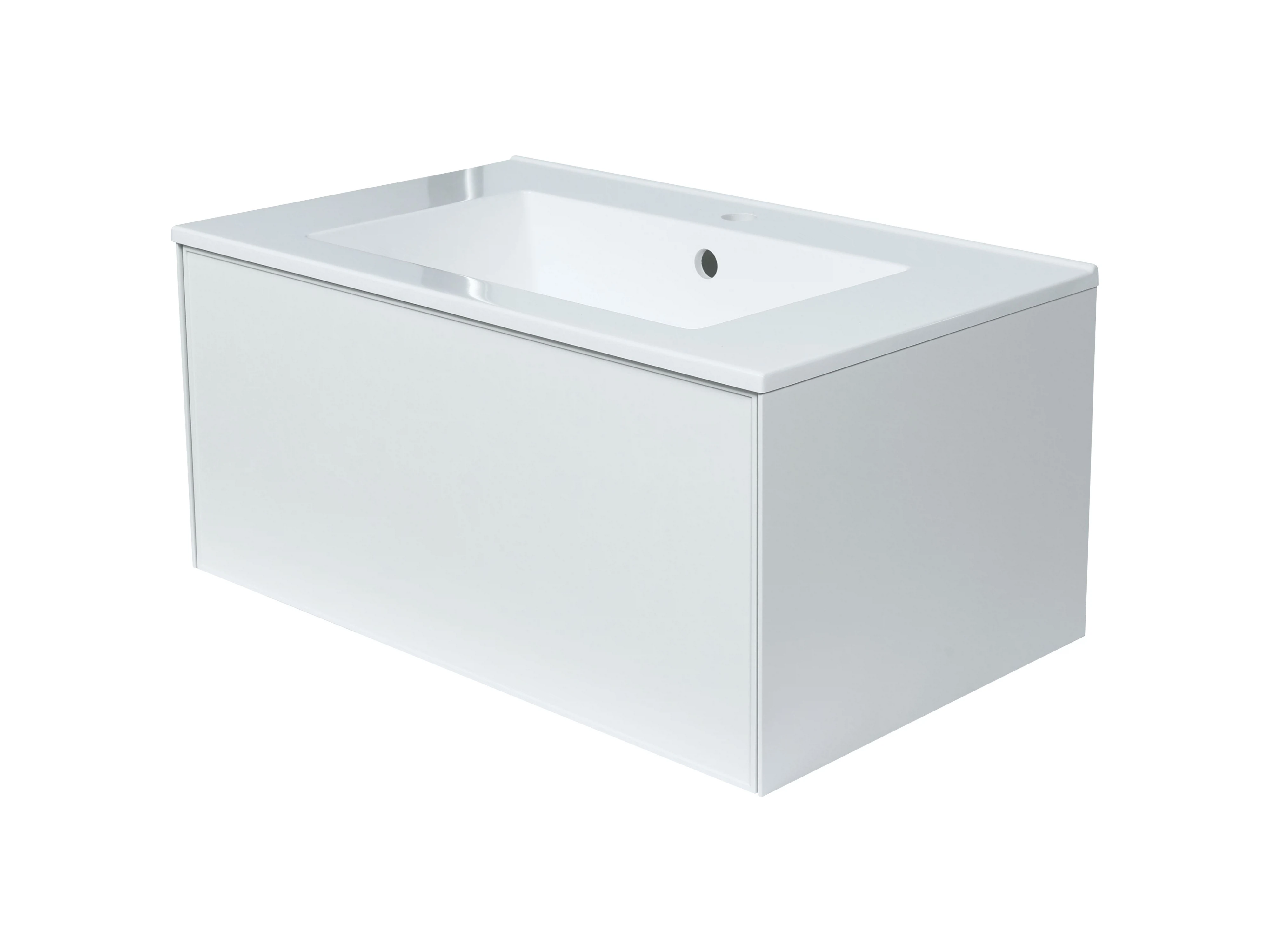 Изображение товара Подвесная тумба для ванной Uperwood Parma Premium 75x47x35 см белая