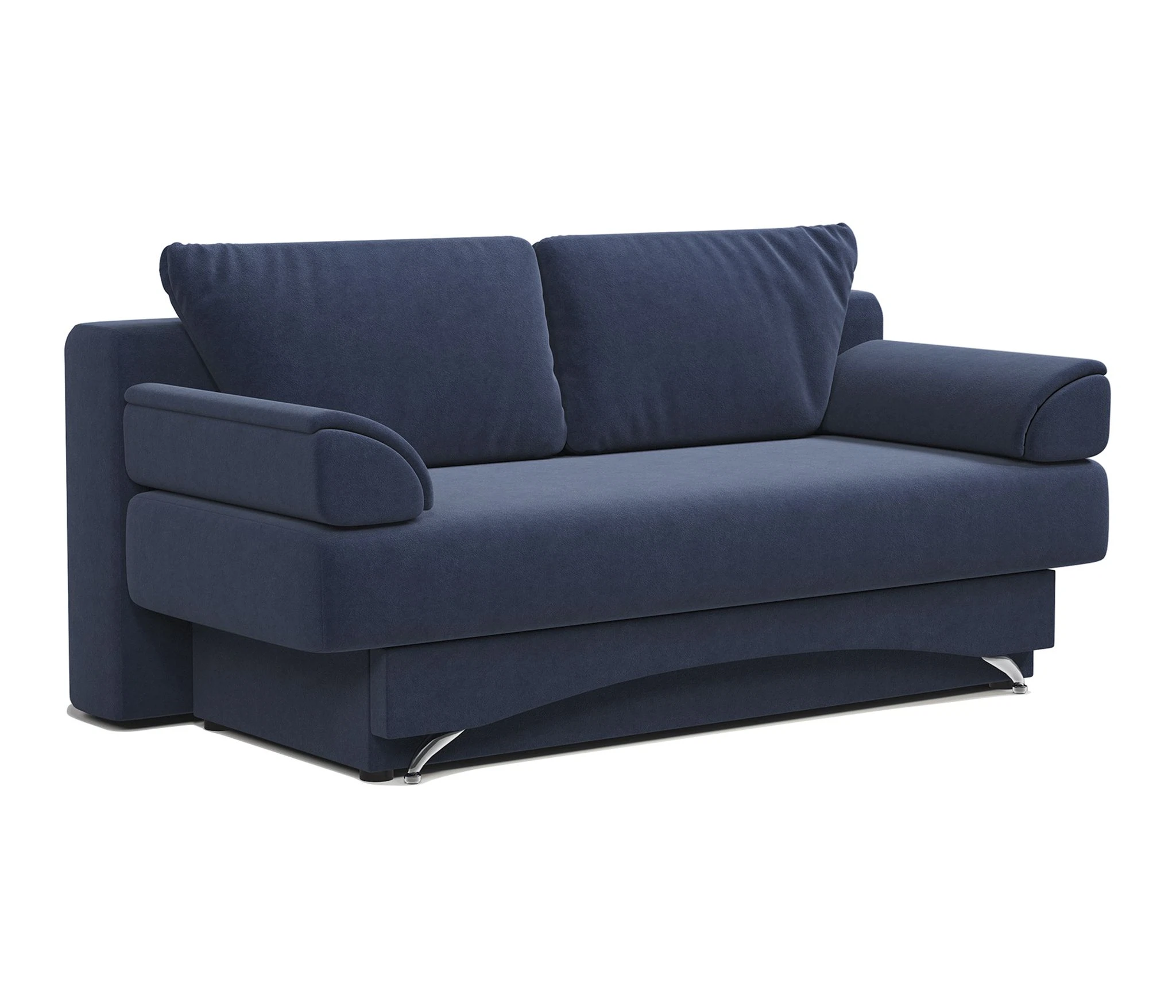 Изображение товара Диван-кровать Евро 130 велюр Ультра миднайт