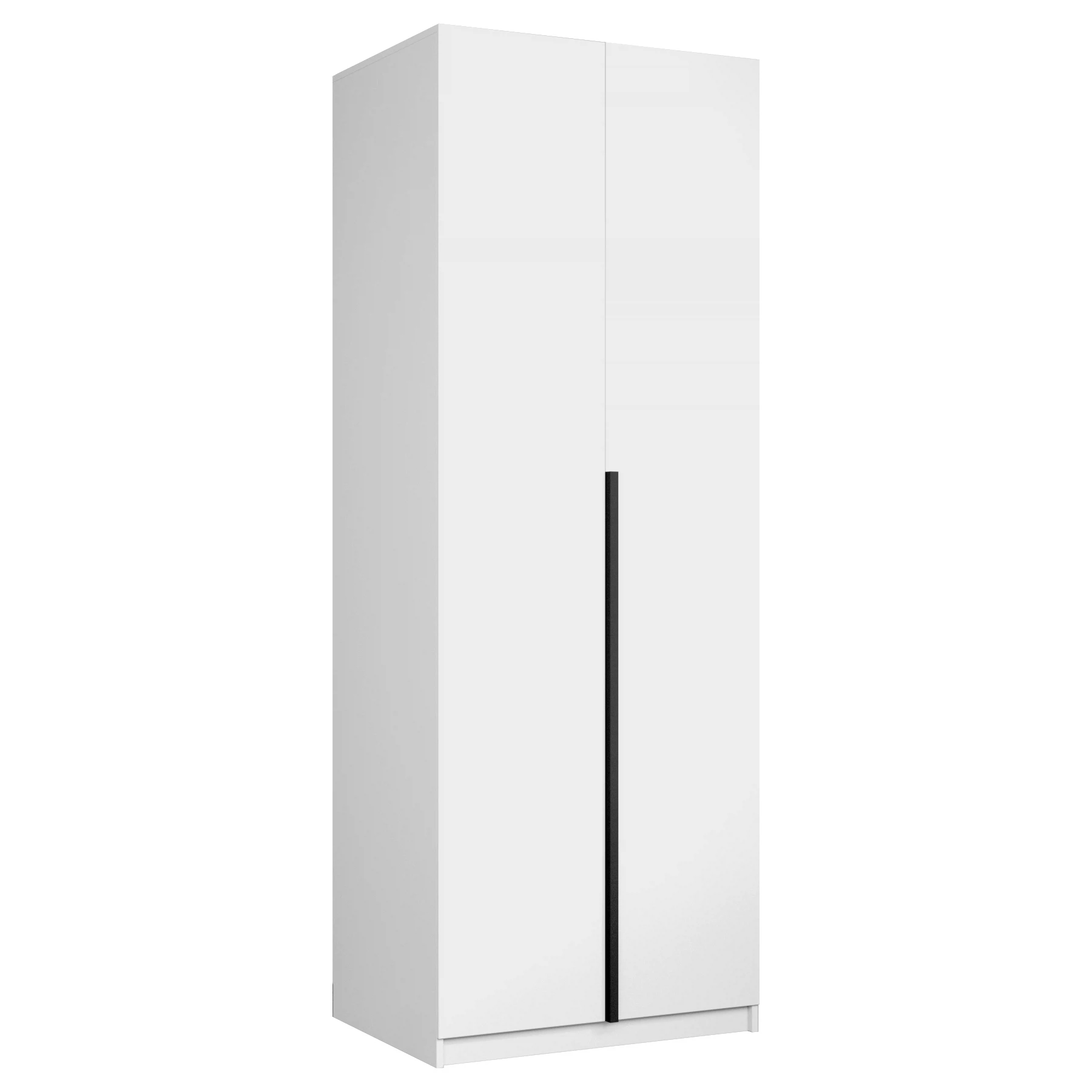 Изображение товара Складной шкаф Локер 81х52.5х220 см, белый, ЛДСП, механизм Push to Move