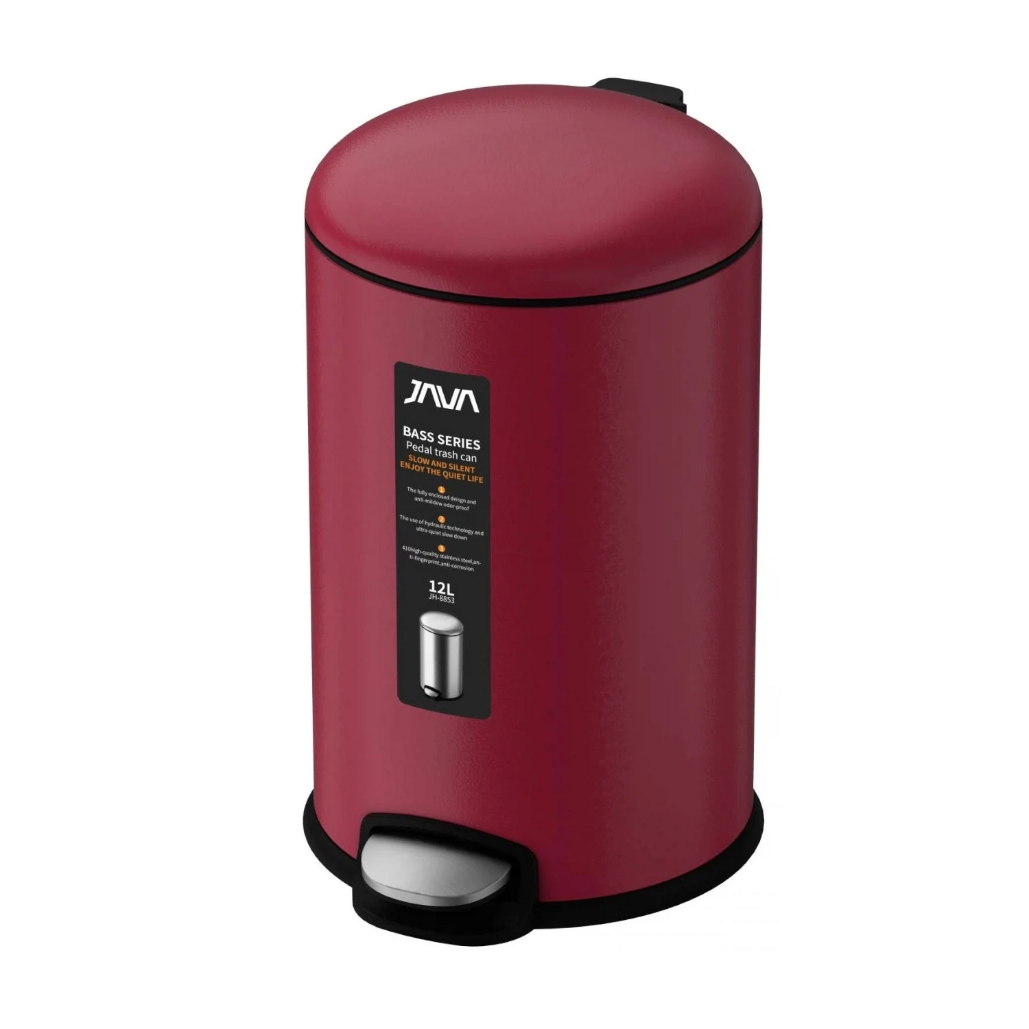 Изображение товара Ведро с микролифтом JAVA S-885-12R, 12 литров