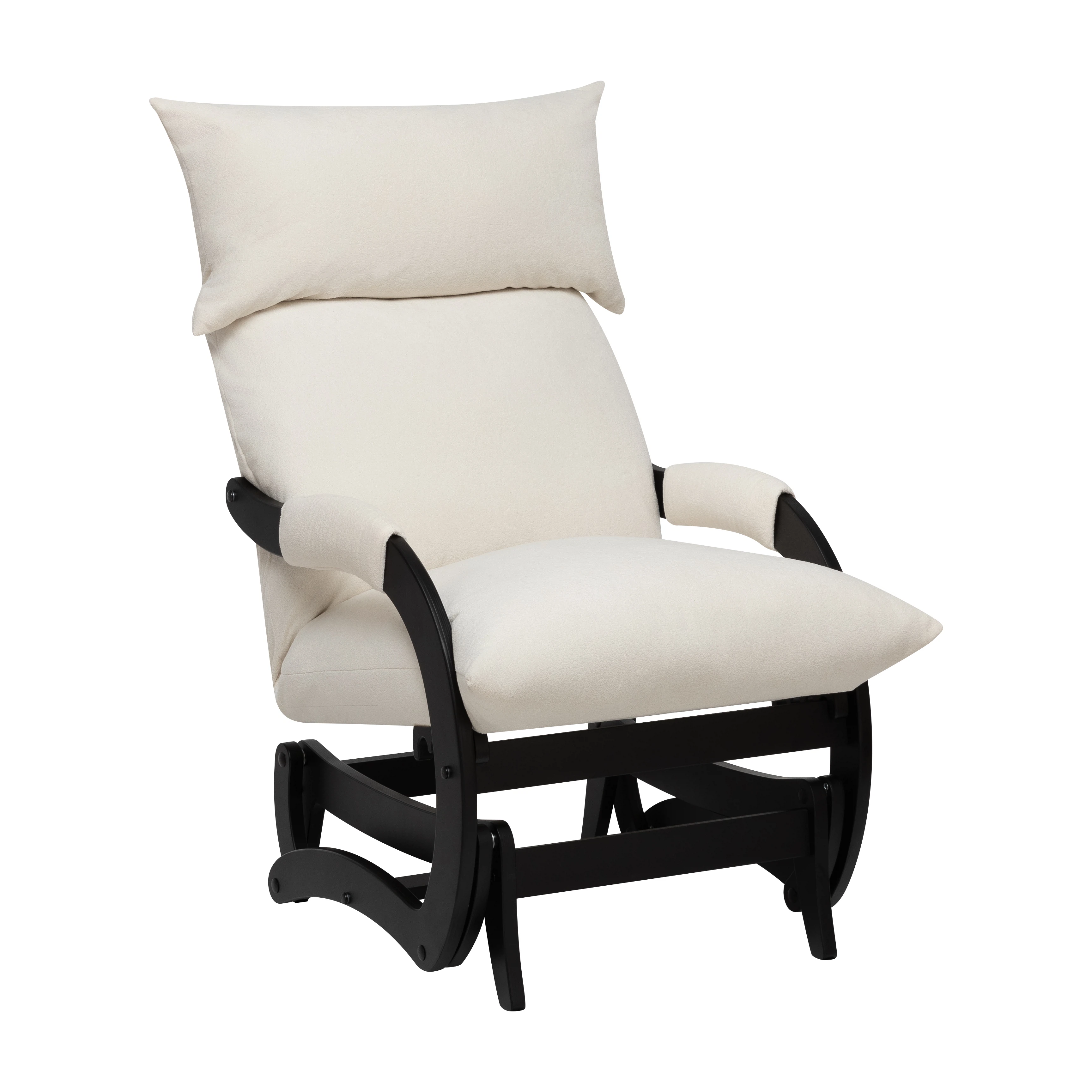 Изображение товара Кресло-маятник Соно Joya 002 черный с мягкой обивкой велюр для отдыха и релаксации