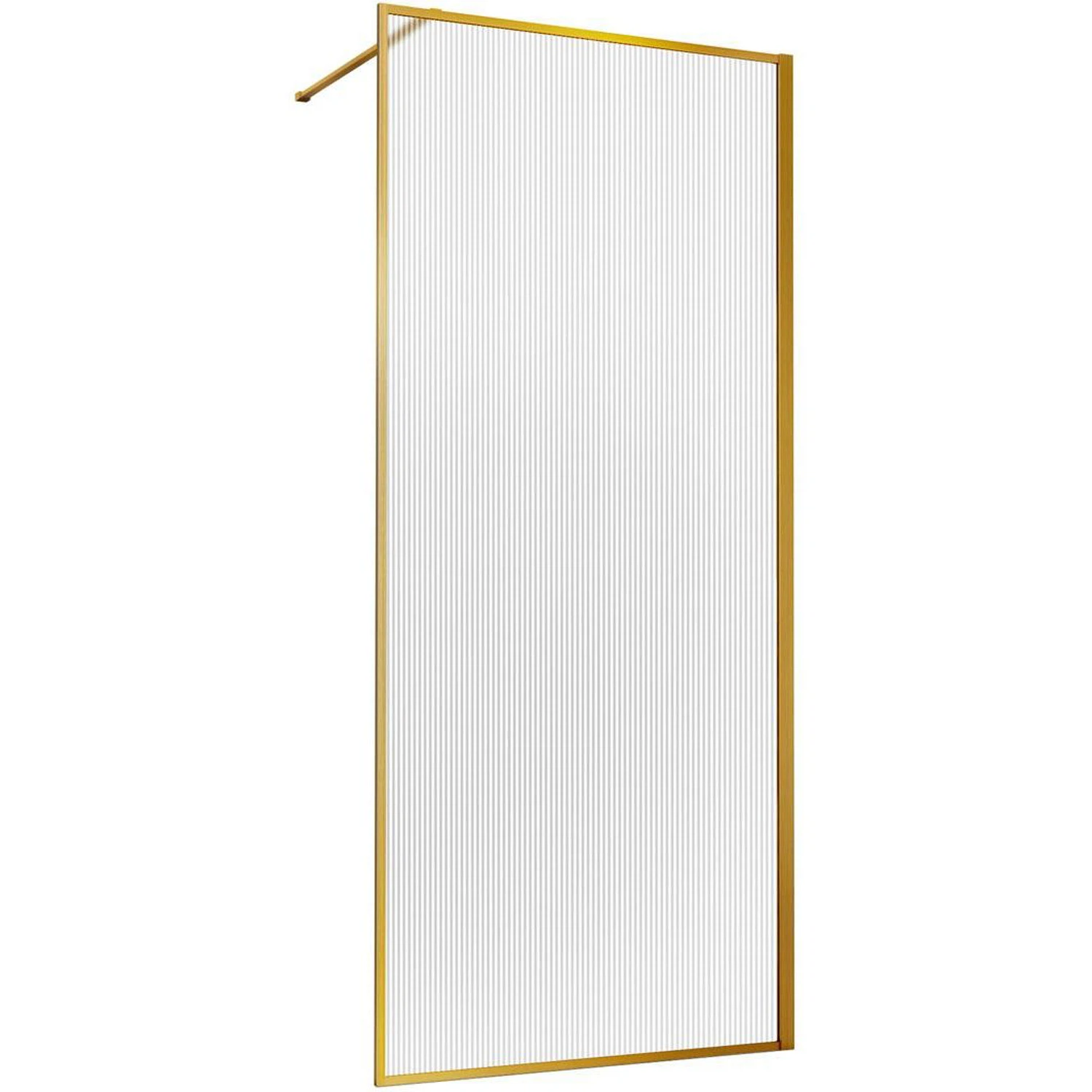 Изображение товара Душевая перегородка Vincea Walk-In VSW-1HP100FLBG 1000х2000 мм стекло рифленое