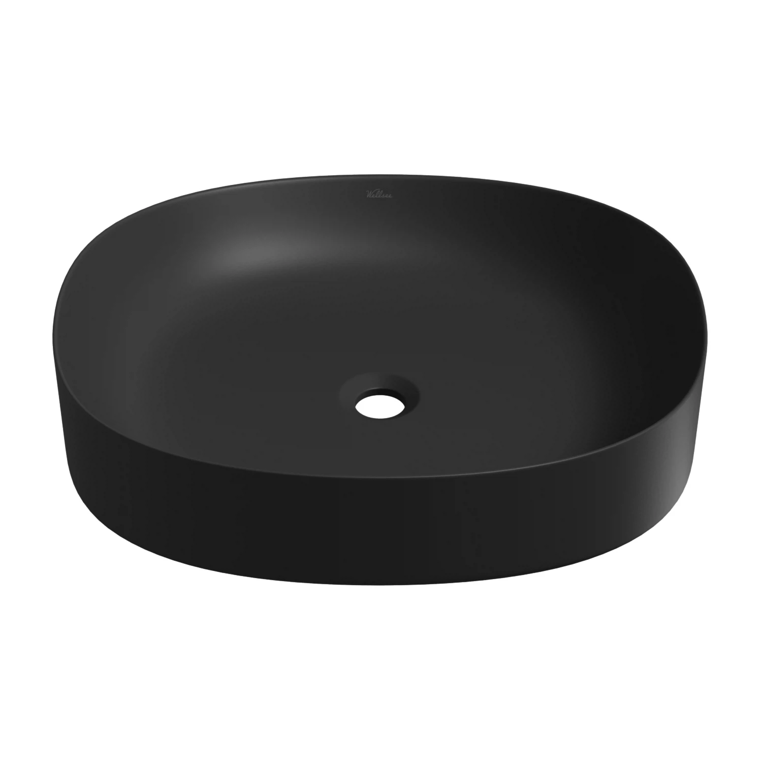 Изображение товара Накладная раковина для ванной Wellsee Belle Spa 2.0 прямоугольная 55x45 см черная