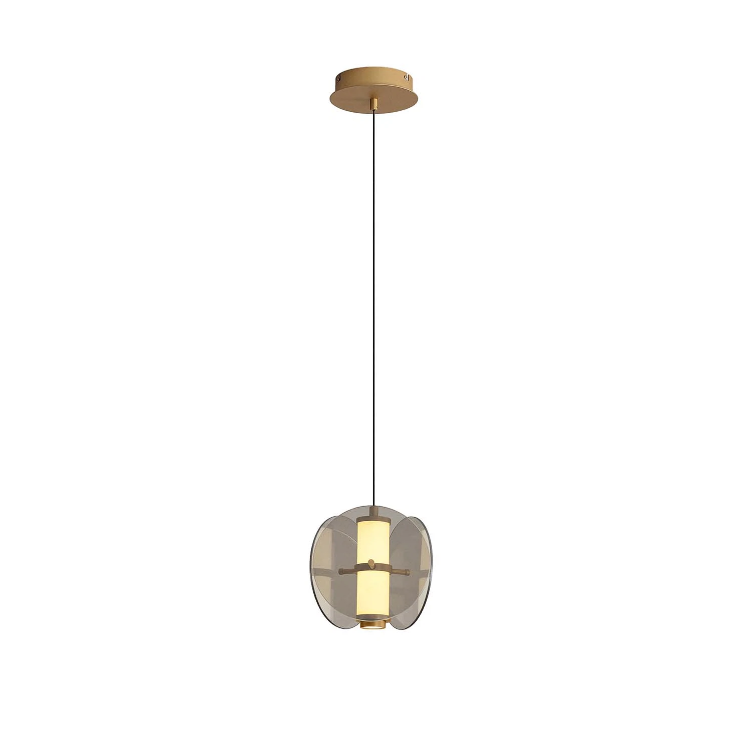 Изображение товара Подвесной светильник Favourite Fada 4625-1P с LED и стеклянным плафоном, латунь