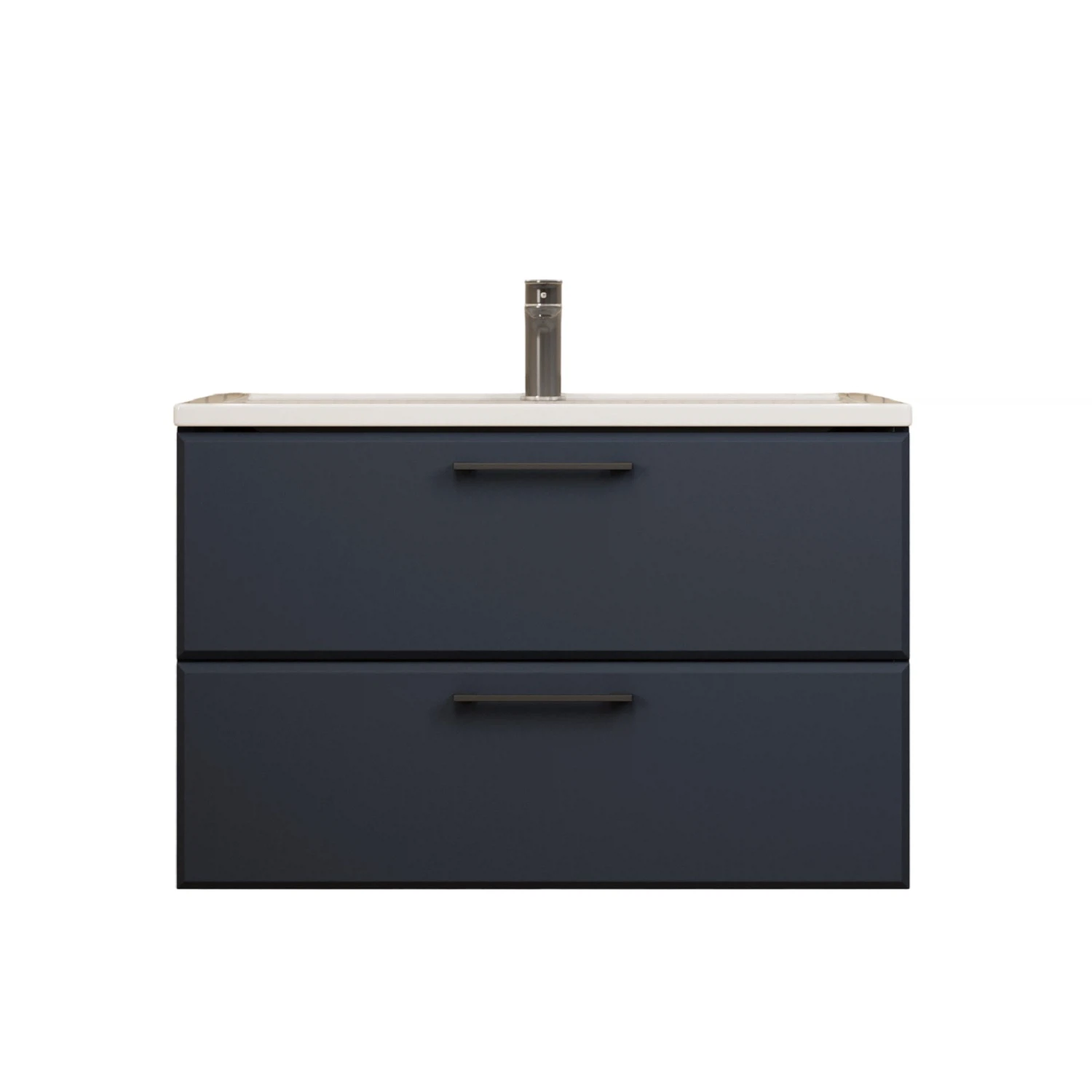 Изображение товара Тумба под раковину Uperwood Foster NEW 80 см, подвесная, черная