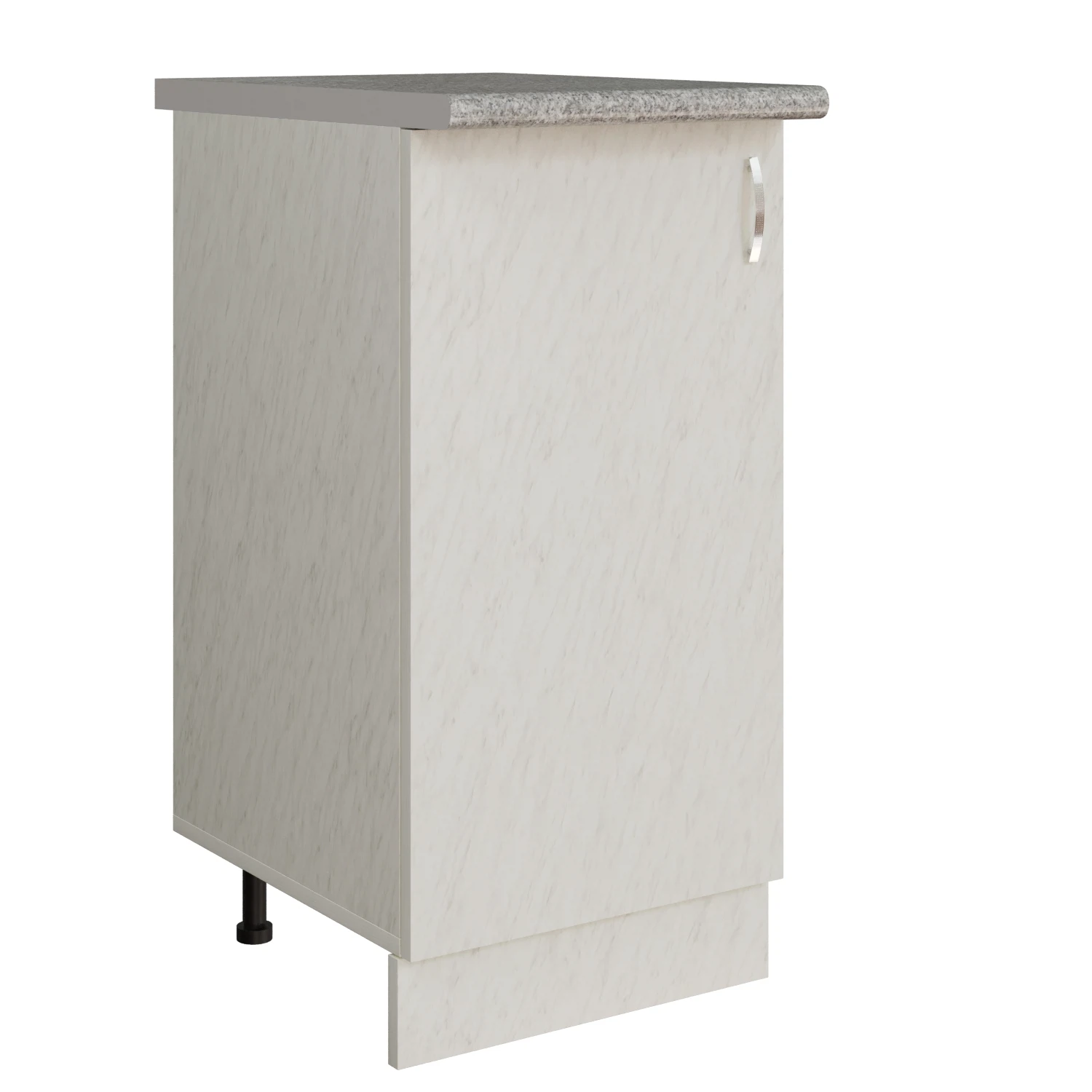 Изображение товара Стол разделочный 40 белый мрамор компактный модульный кухонный мебель