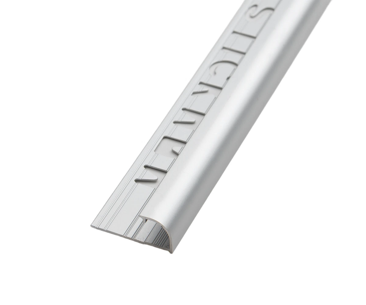 Изображение товара Алюминиевый окантовочный профиль для плитки 12 мм, длина 2,7 м серебро Magic Stick MSPK