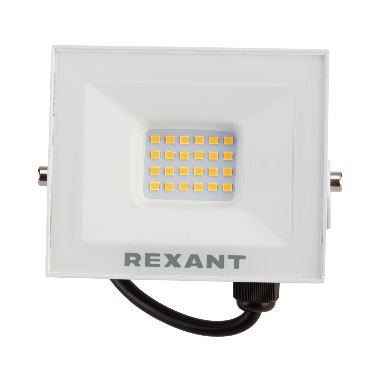 Изображение товара Прожектор светодиодный СДО 30Вт 2400Лм 3000K теплый свет, белый корпус Rexant