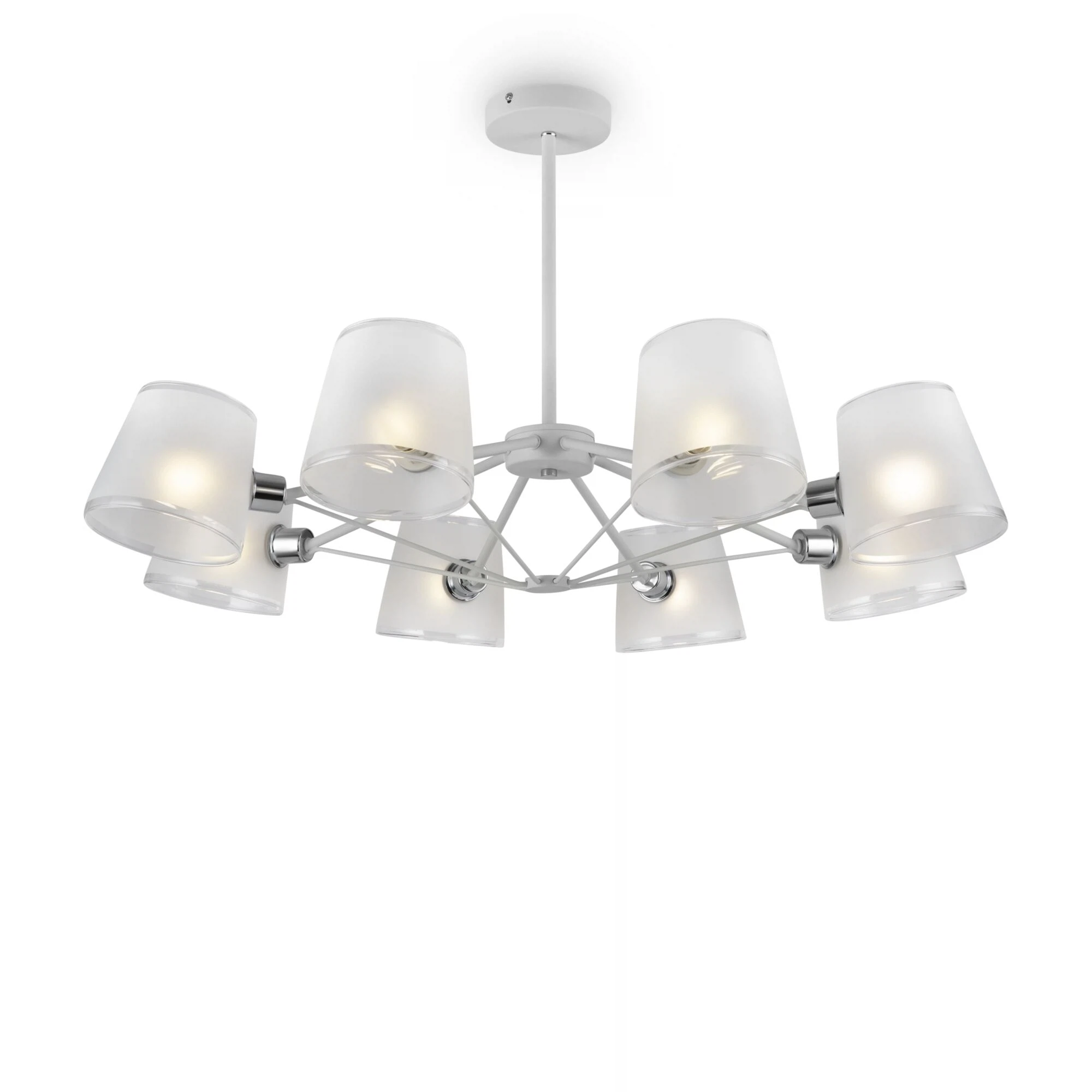 Изображение товара Люстра Freya Gino FR5108PL-08CH на штанге, 8 ламп, модерн