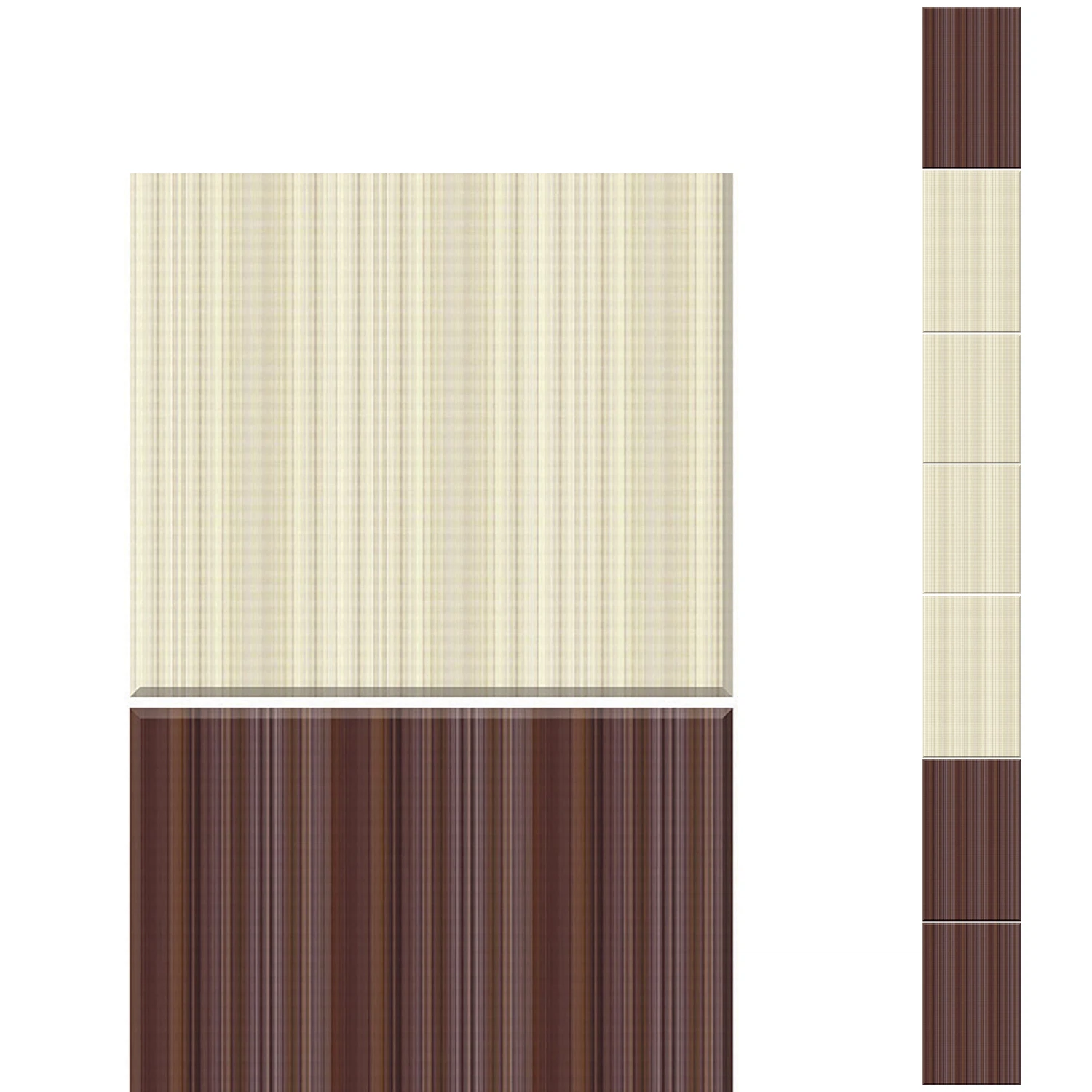 Изображение товара Панель ПВХ Кронапласт Unique Кензо фон для стен и потолков 2.7 м коричневая