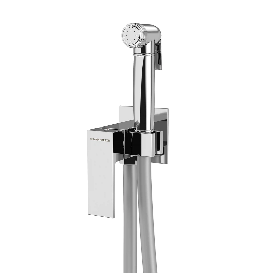 Изображение товара Смеситель с гигиеническим душем встроенного монтажа FIORETTO, хром Kerama Marazzi арт. V253CR442RUKM